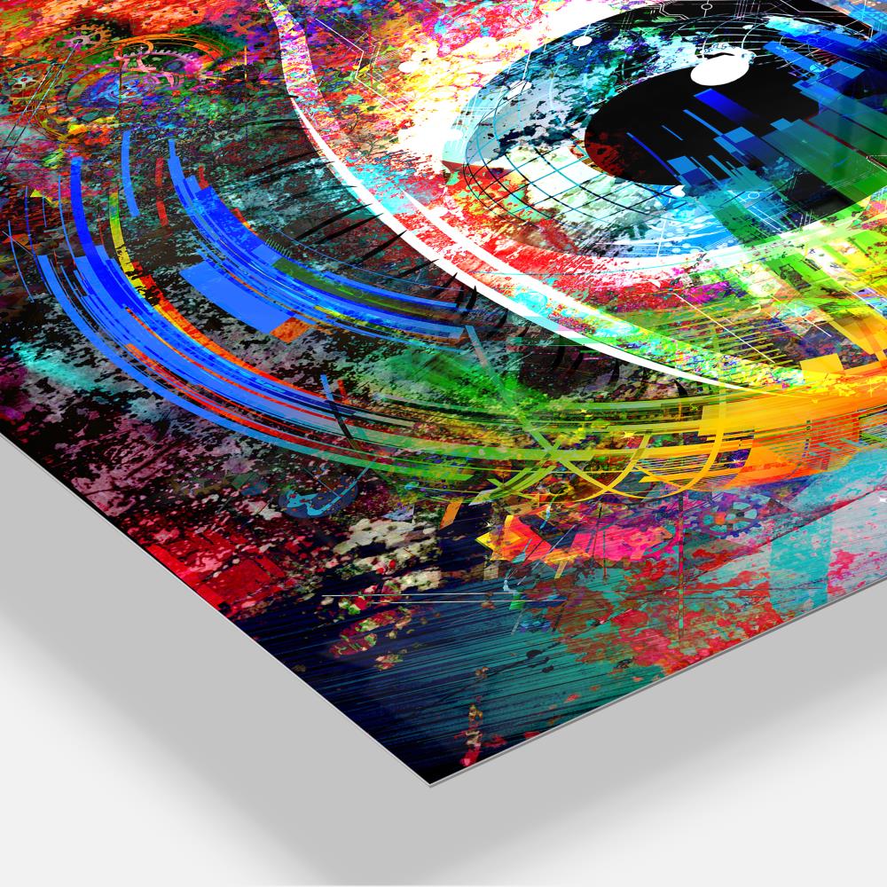 Designart 40-in H x 30-in W Abstract Metal Print at Lowes.com