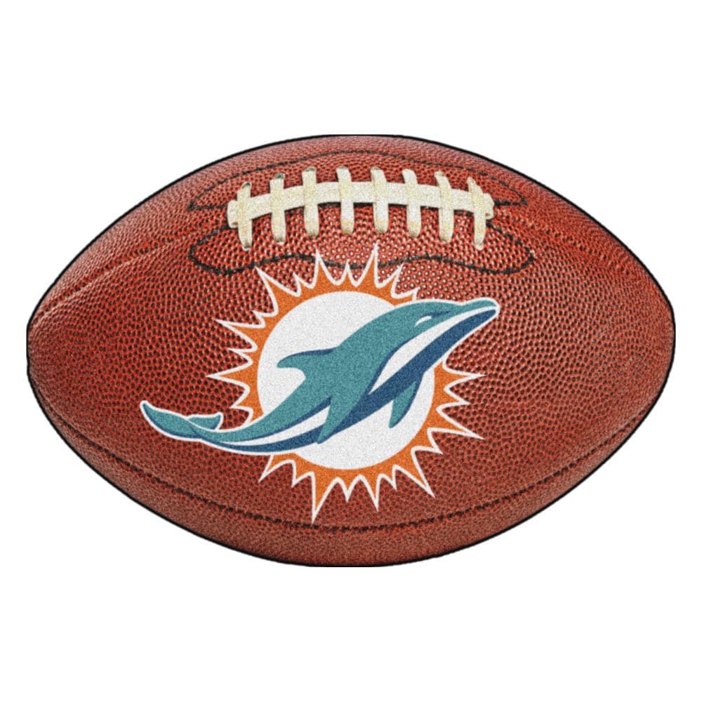 MIAMI DOLPHINS Nfl Football Fabric 1/2 Yard Piece 100% 