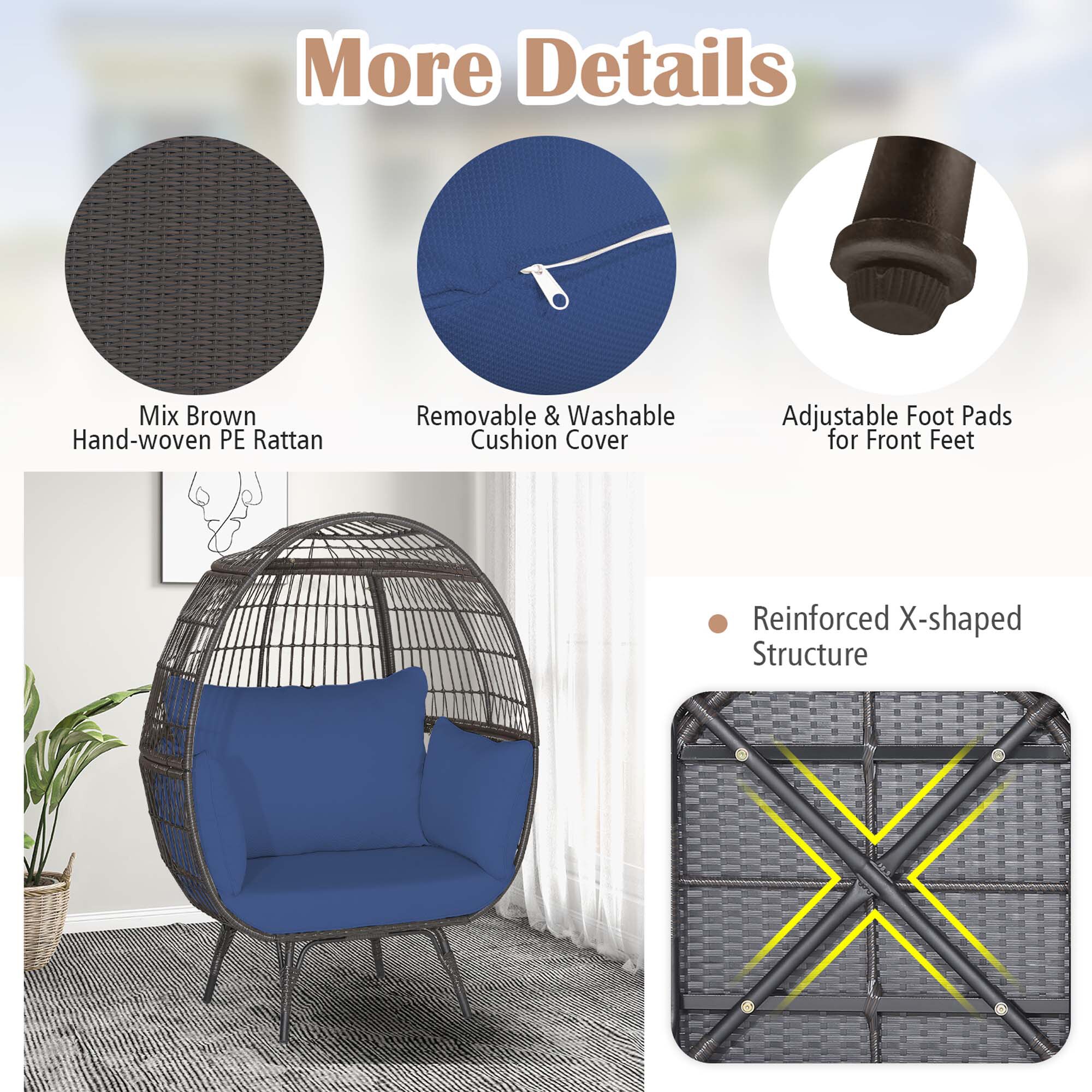 Costway LWS00036 Patio-Chairs - View #5