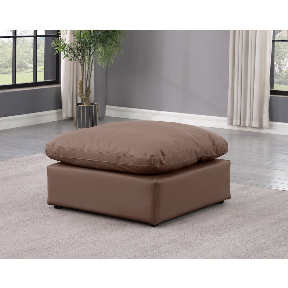 Meridian 146BROWN-OTT Indoor-Ottomans - View #2