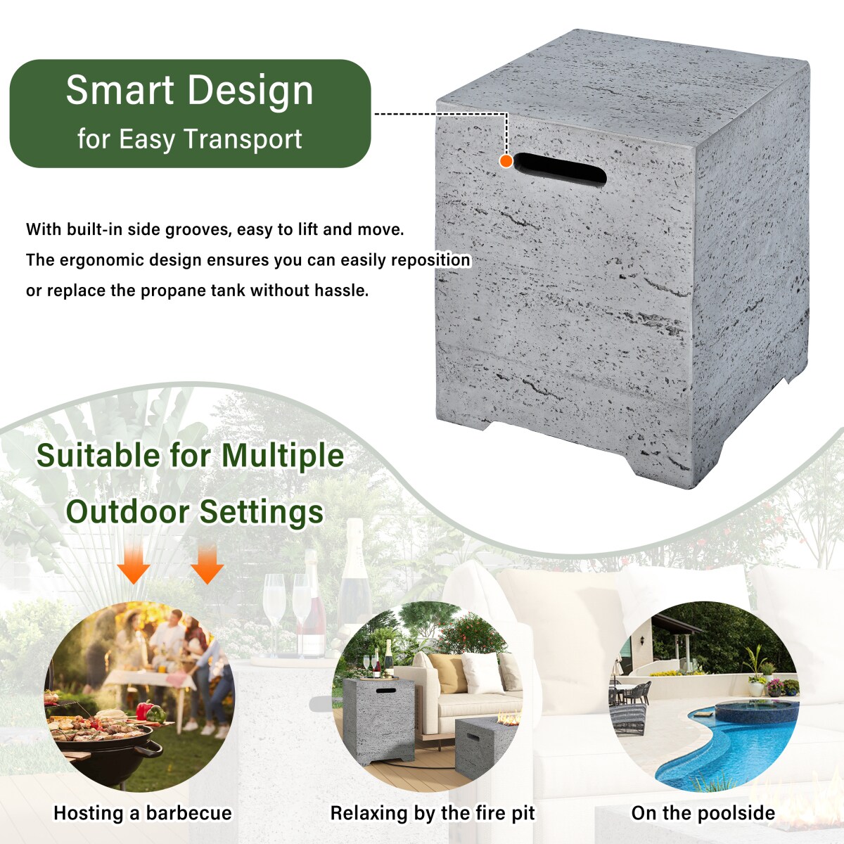 Streamdale Furniture WY000500AAB Outdoor-Gas-Firepits - View #10
