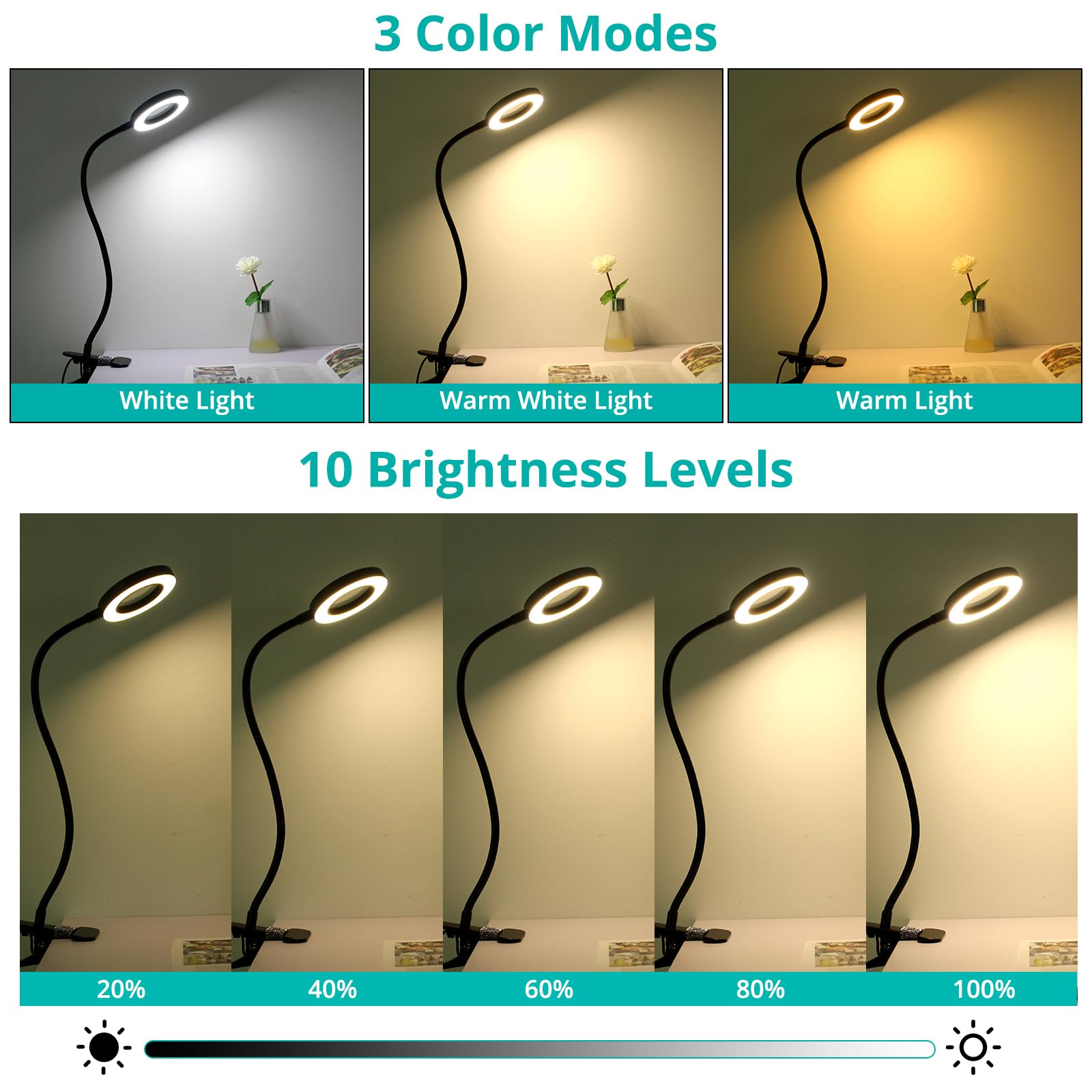 Aoibox LABD61DK Desk-Table-Lamps - View #3