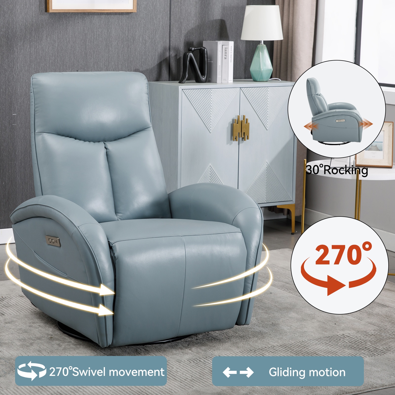 Boyel Living BL-CM807BL recliners - View #8
