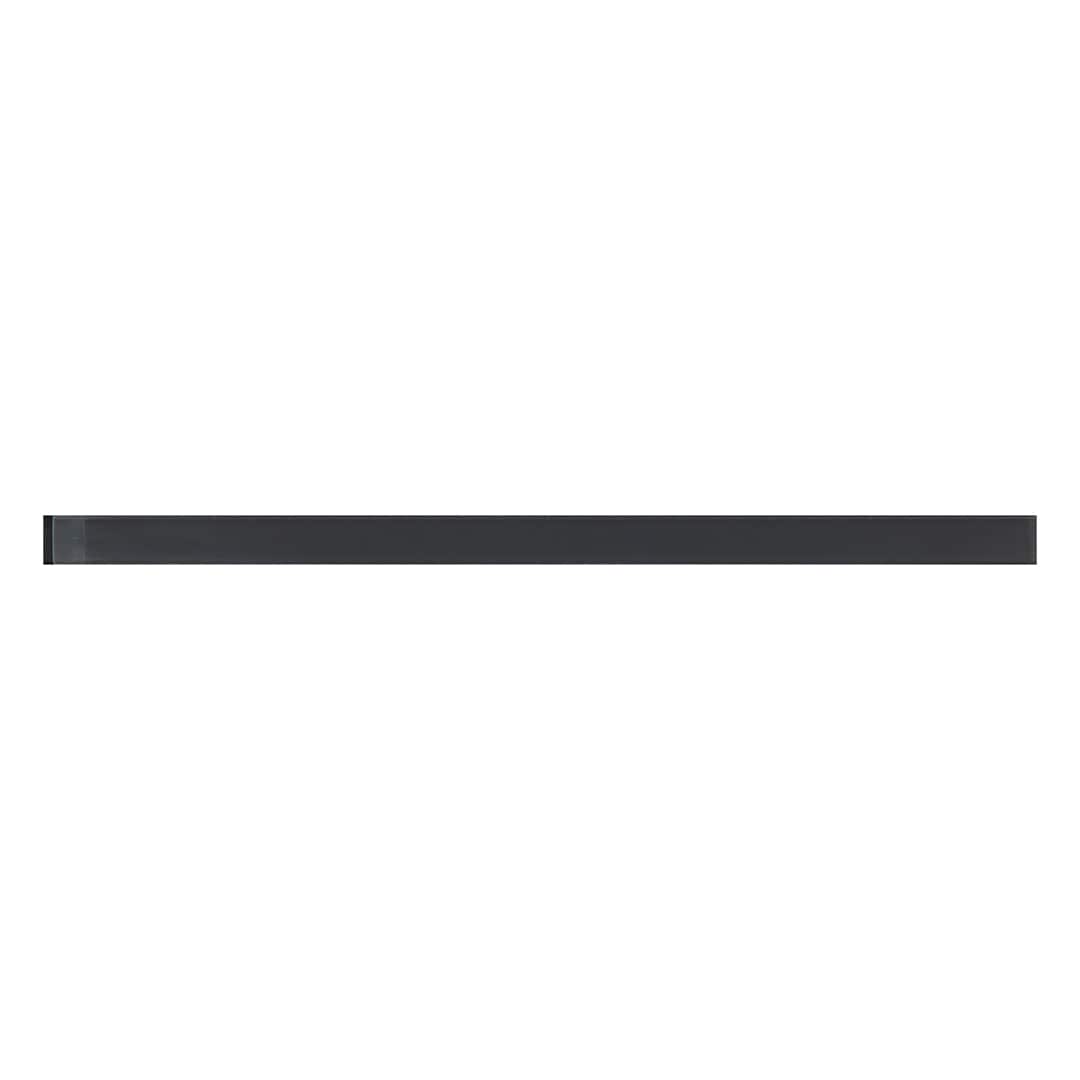 Apollo Tile T88098-15A Ash Gray 1/2-in x 12-in Glossy Glass Pencil Tile ( 0.5-sq ft / Carton ) 10 -Pack