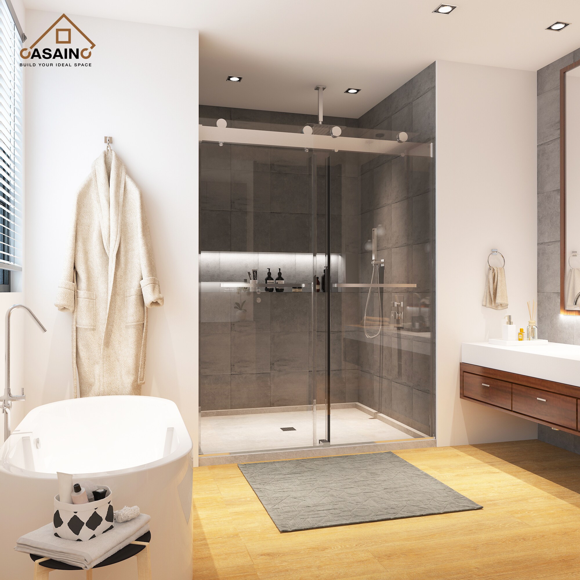 CASAINC CABN03-60 Shower-Doors - View #2
