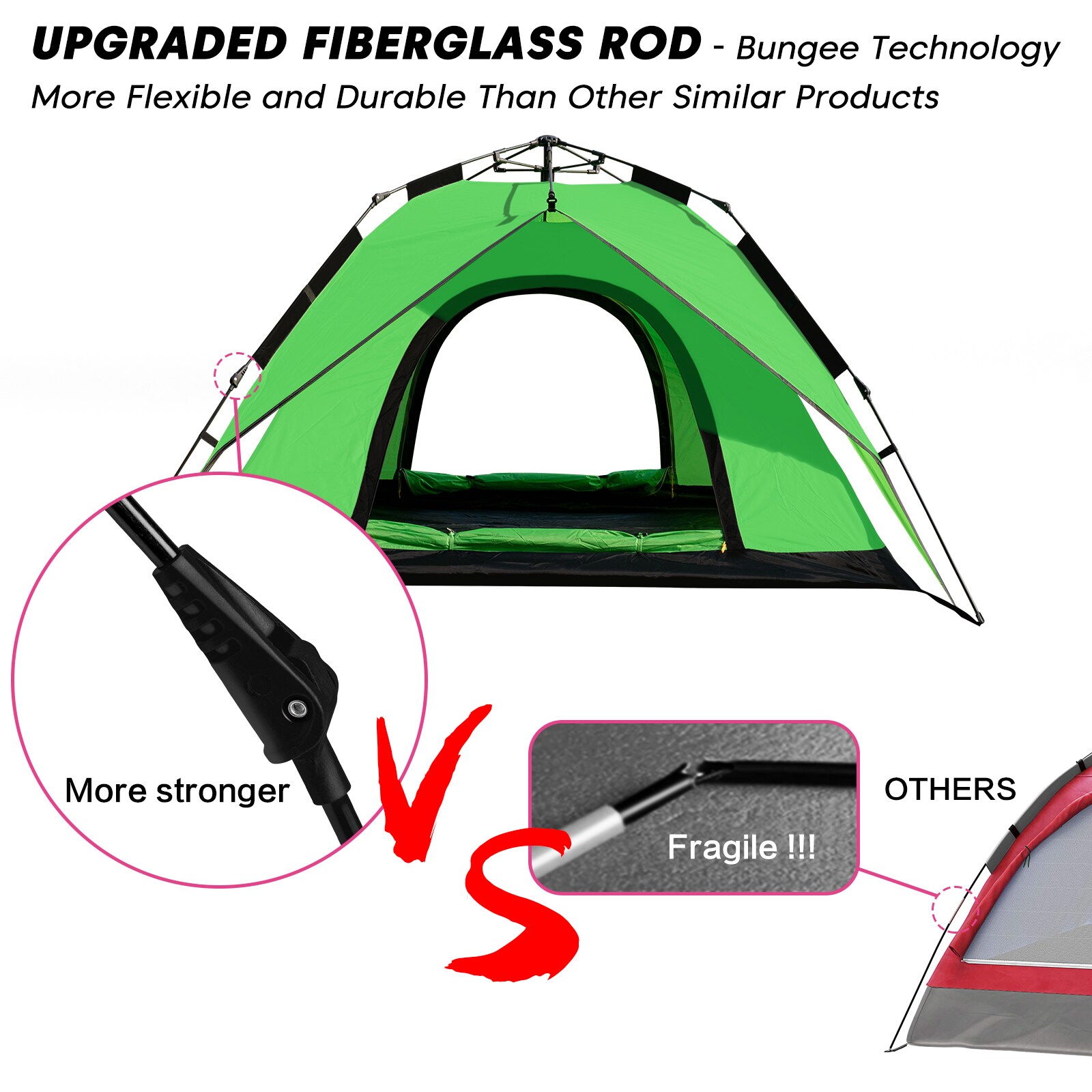 GARSING MAN-AUTODO--4P-GR tents - View #2