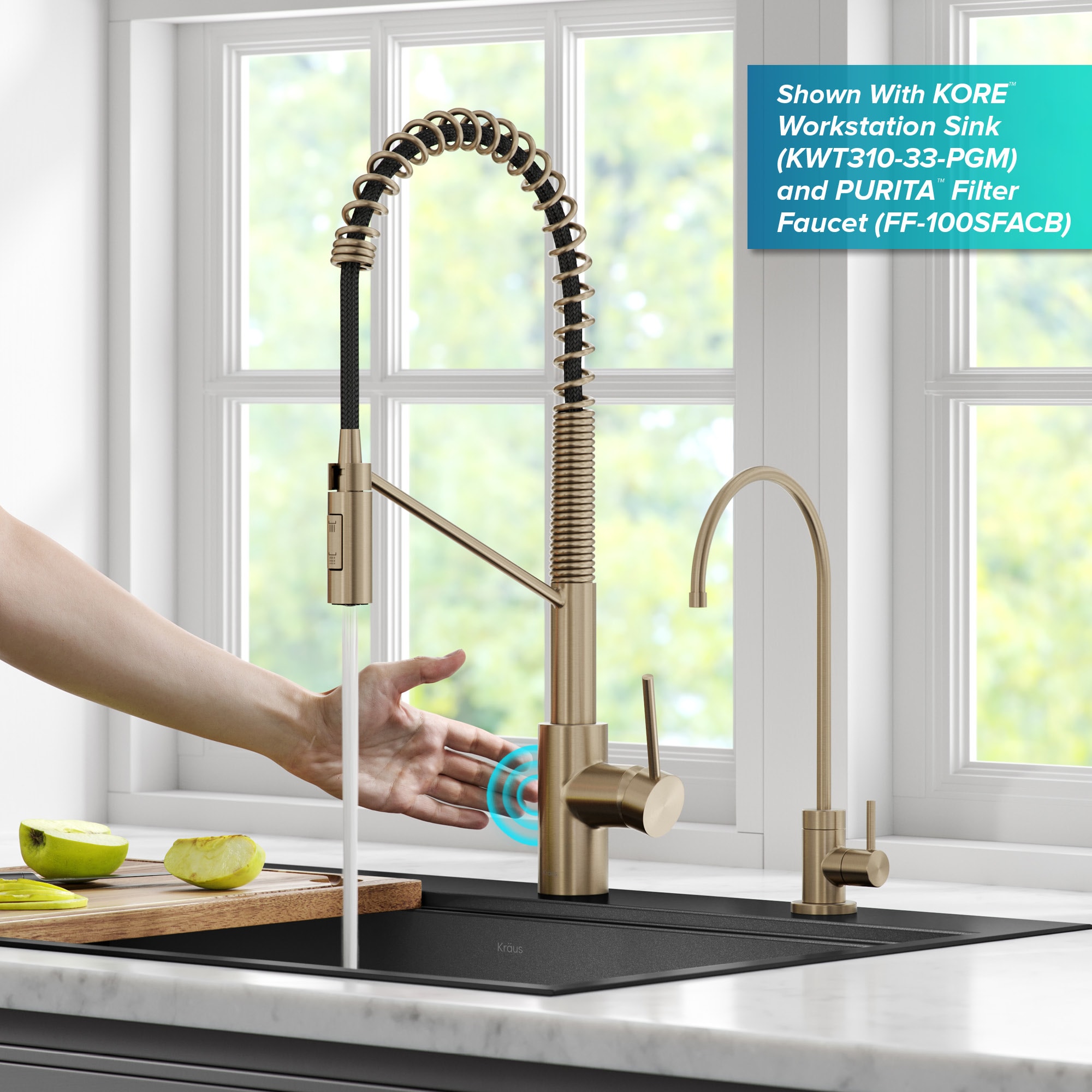 Kraus KSF-2631SFACB Kitchen-Faucets - View #10