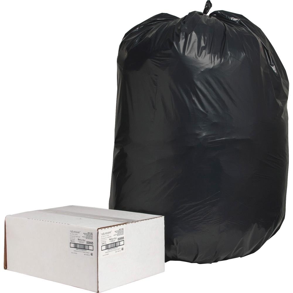 Genuine Joe 60-Gallons Gray Outdoor Polypropylene Can Trash Bag in the Trash  Bags department at