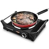 Cordless Warming Tray by Salton | Large Electric Hot Plate | Cooking,  Serving & Warming Tray | 23-3/4” x 11-3/4” Hot Plate