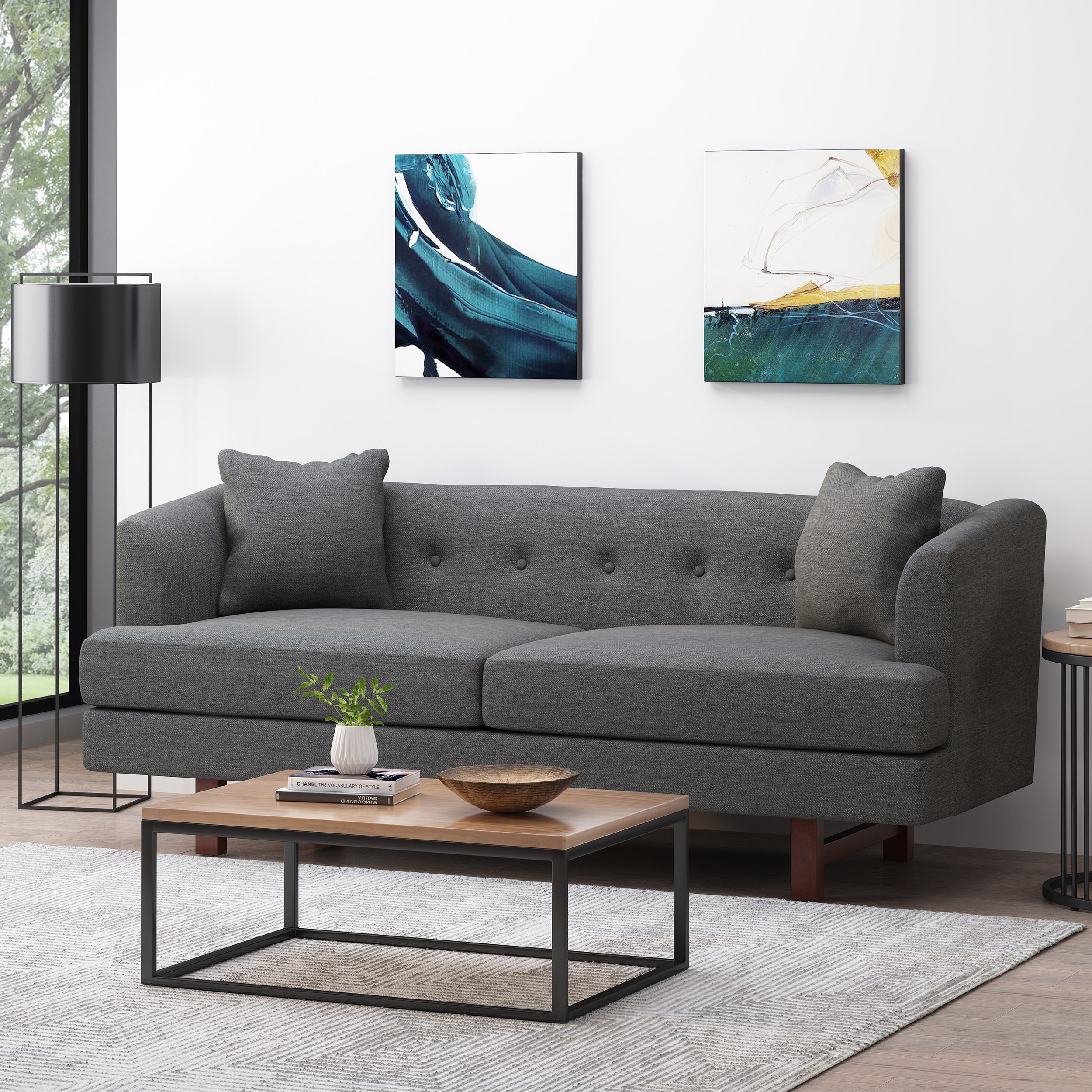 ModernLuxe 69088.00CHAR Sofas-Loveseats - View #12