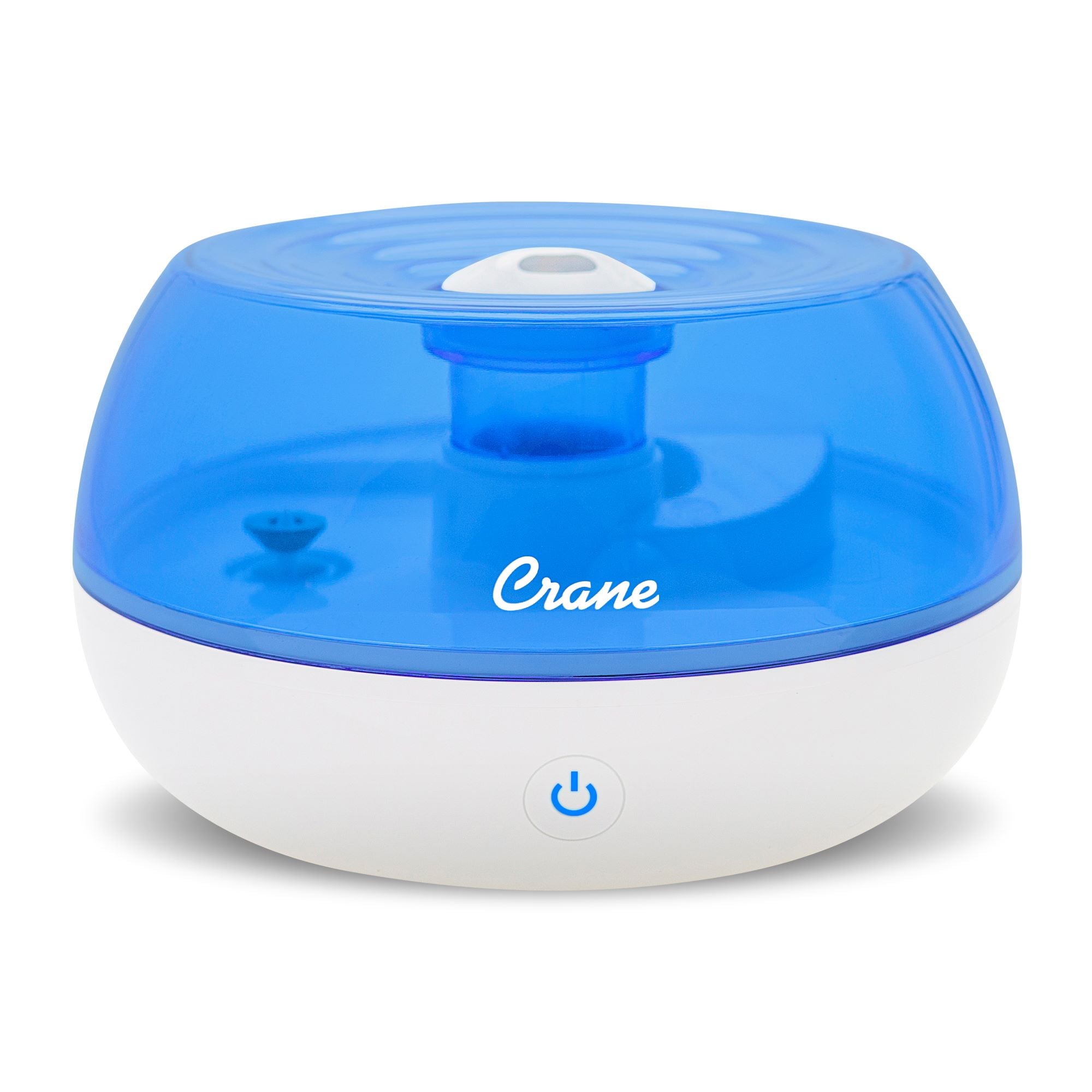 Crane EE-5951 0.2-Gallon Tabletop Cool Mist Mechanical Humidifier (For Rooms Up To 160-sq ft) Blue