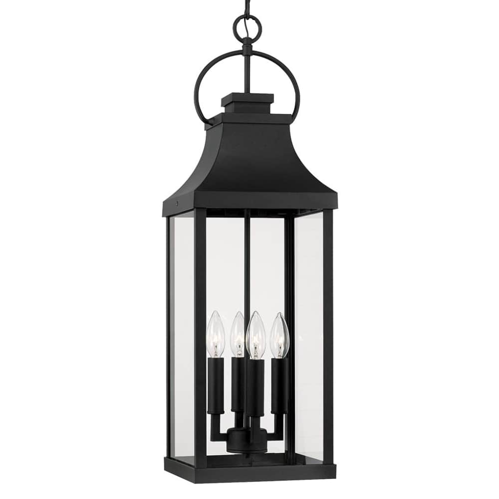 Capital Lighting  946442 Bradford 4 Light 9 Inch Wide Outdoor Taper Candle Mini Pendant