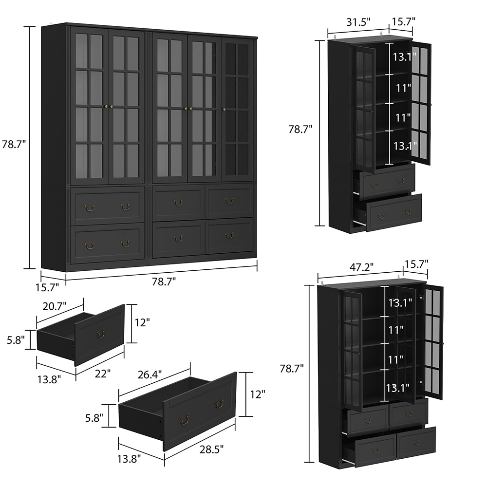 Homsee V-KF020314+315-012 bookcases - View #8
