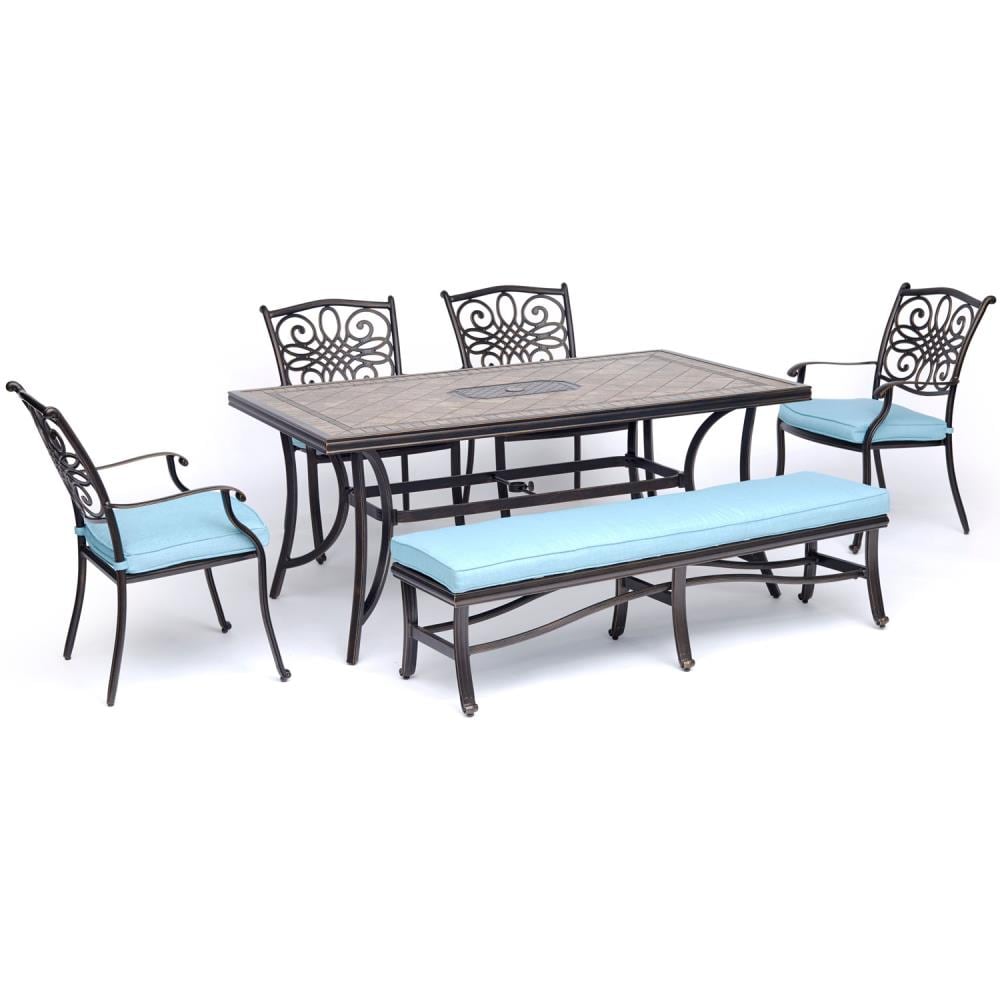 monaco 6 seat dining set