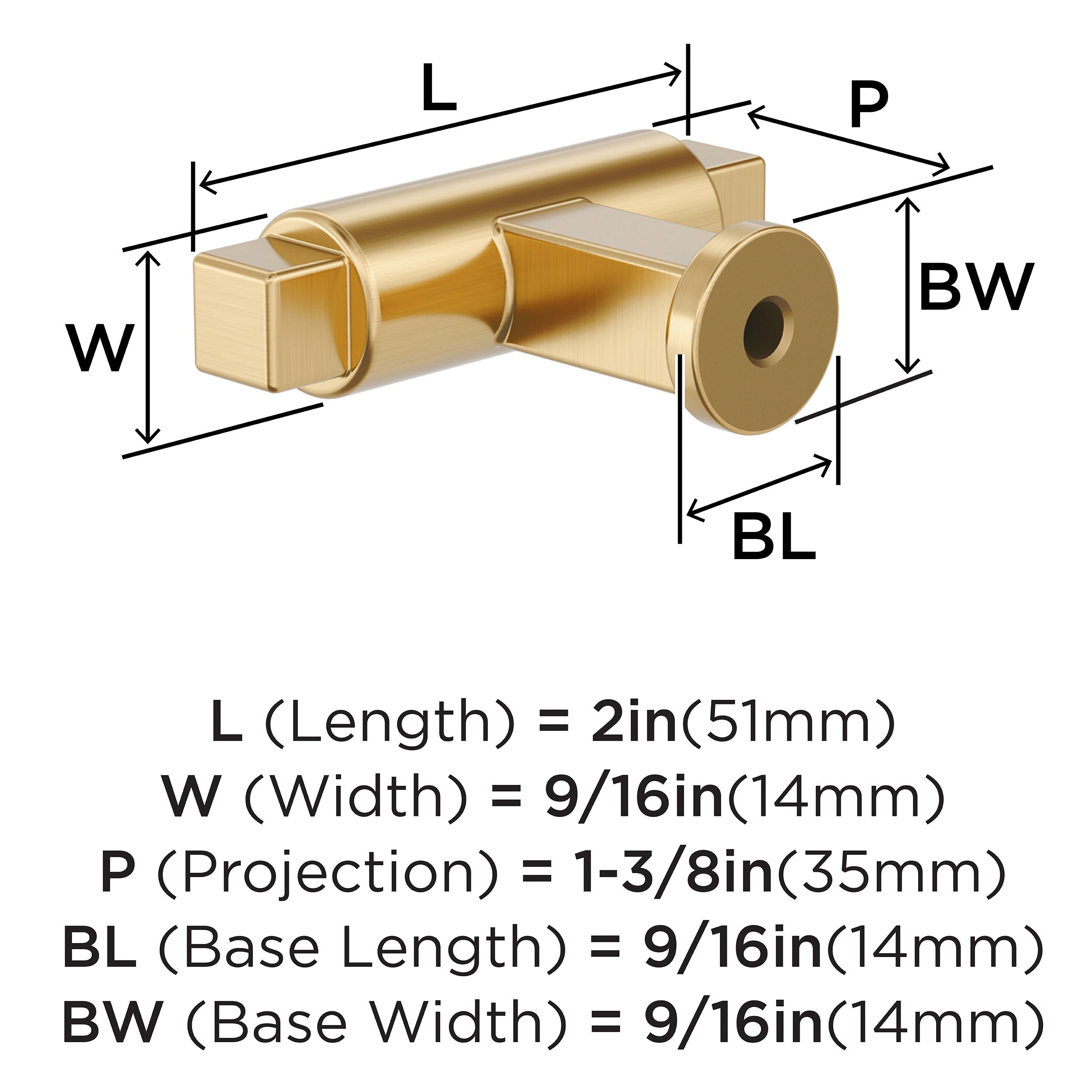 Amerock BP37481CZ Cabinet-Knobs - View #4