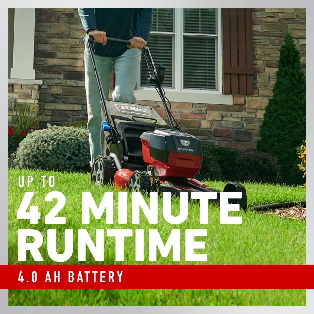 Toro offers striped lawns with new battery-powered, 60V Max 21