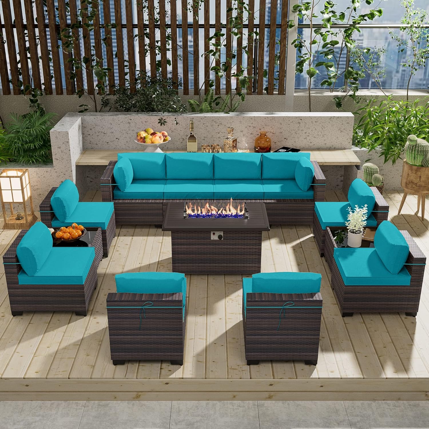 ALAULM LS-2A2BC+1-BLUE Patio-Conversation-Sets - View #7