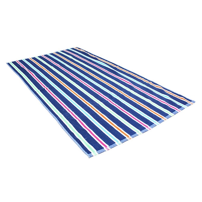 DII Candy Stripe Cotton Quick Dry Beach Towel in the Bathroom Towels ...