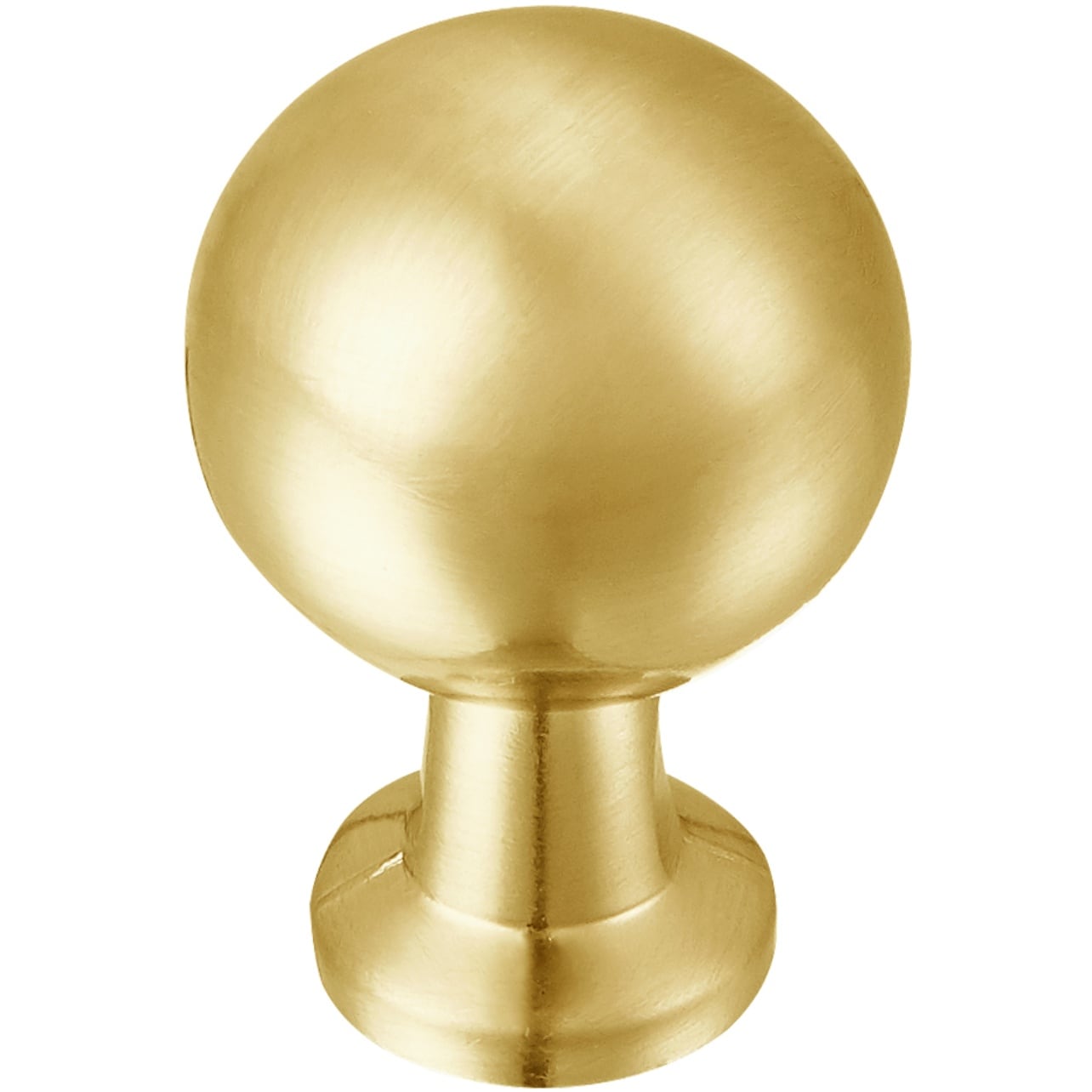 Utopia Alley HW411BB-5 HW411XXX 7/8-in Brushed Brass Round Classic Cabinet Knob