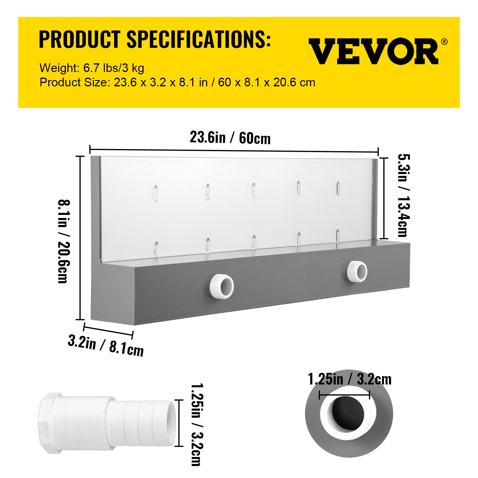 VEVOR SLPBPQAW600DBS001V1 Pool-Fountains - View #8