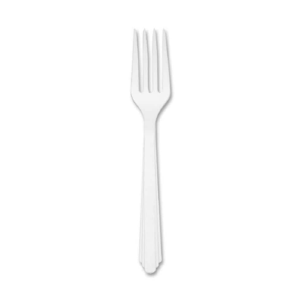 National Industries For the Blind NSN0221315 White Disposable Cutlery
