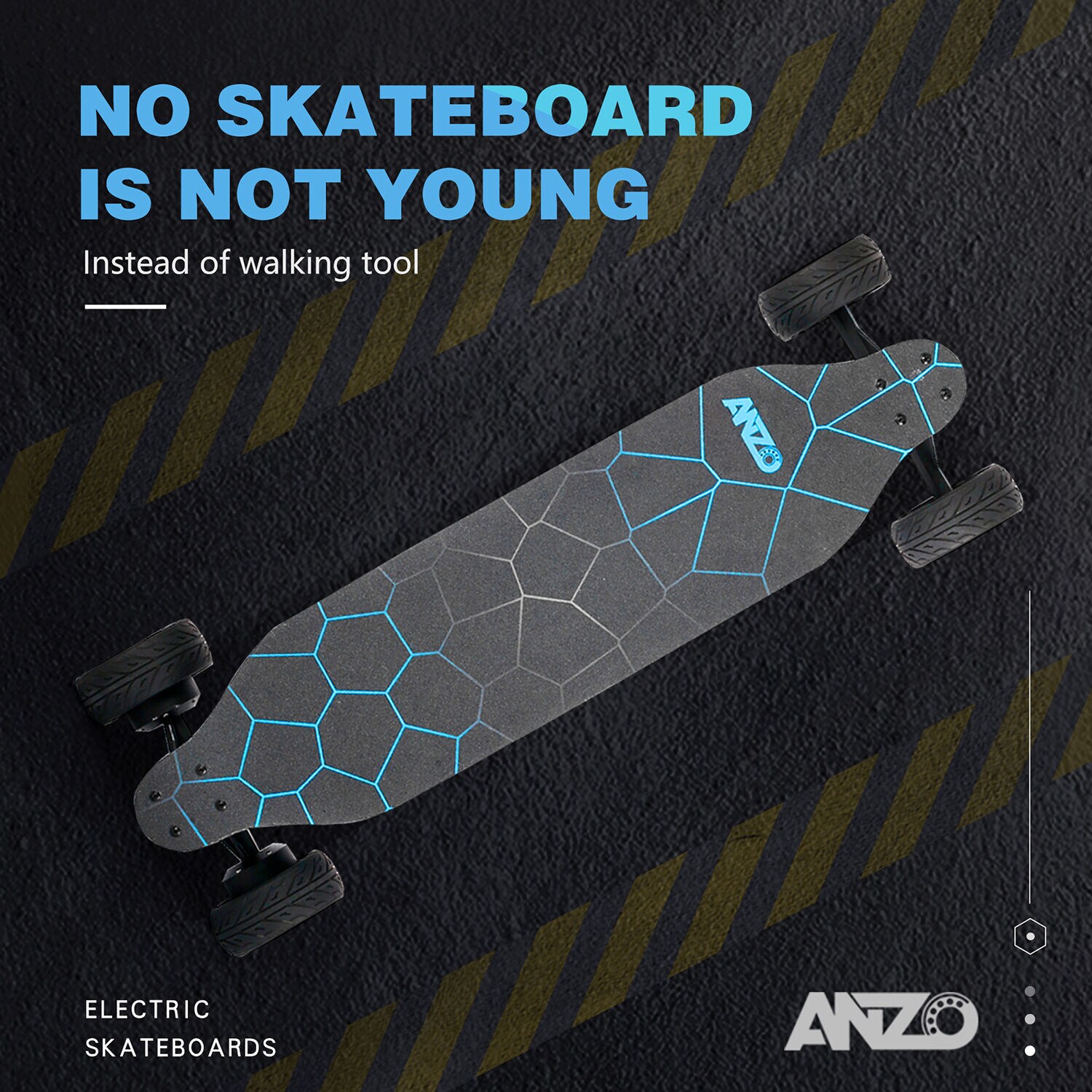 SINOFURN All Terrain Dual 1000X2 Hub Motor Electric Skateboard with 32Mph  Max Speed,25-Mile Range,9600Mah Battery in the Scooters department at