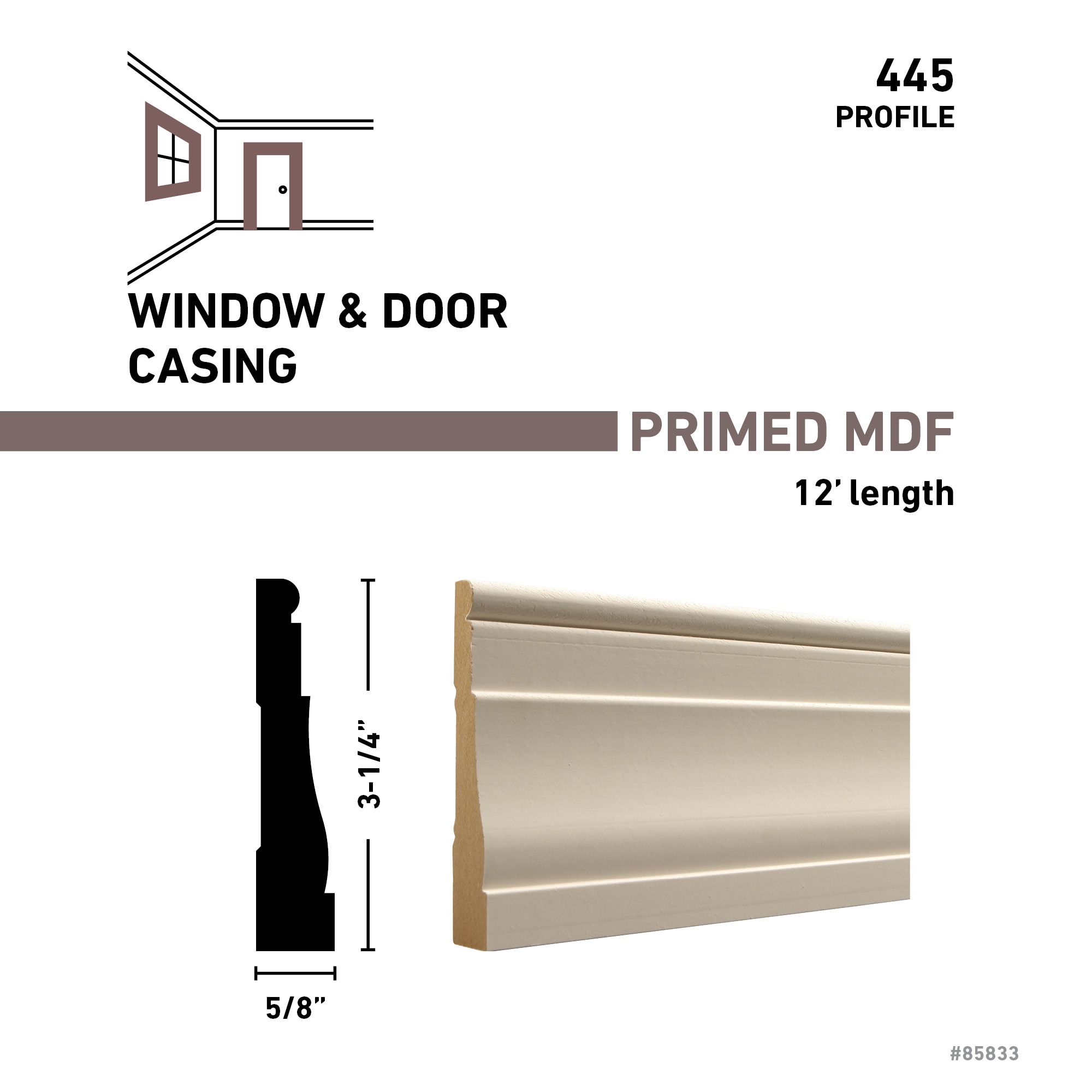RELIABILT 445 12 FBDPM Window-Door-Casings - View #3