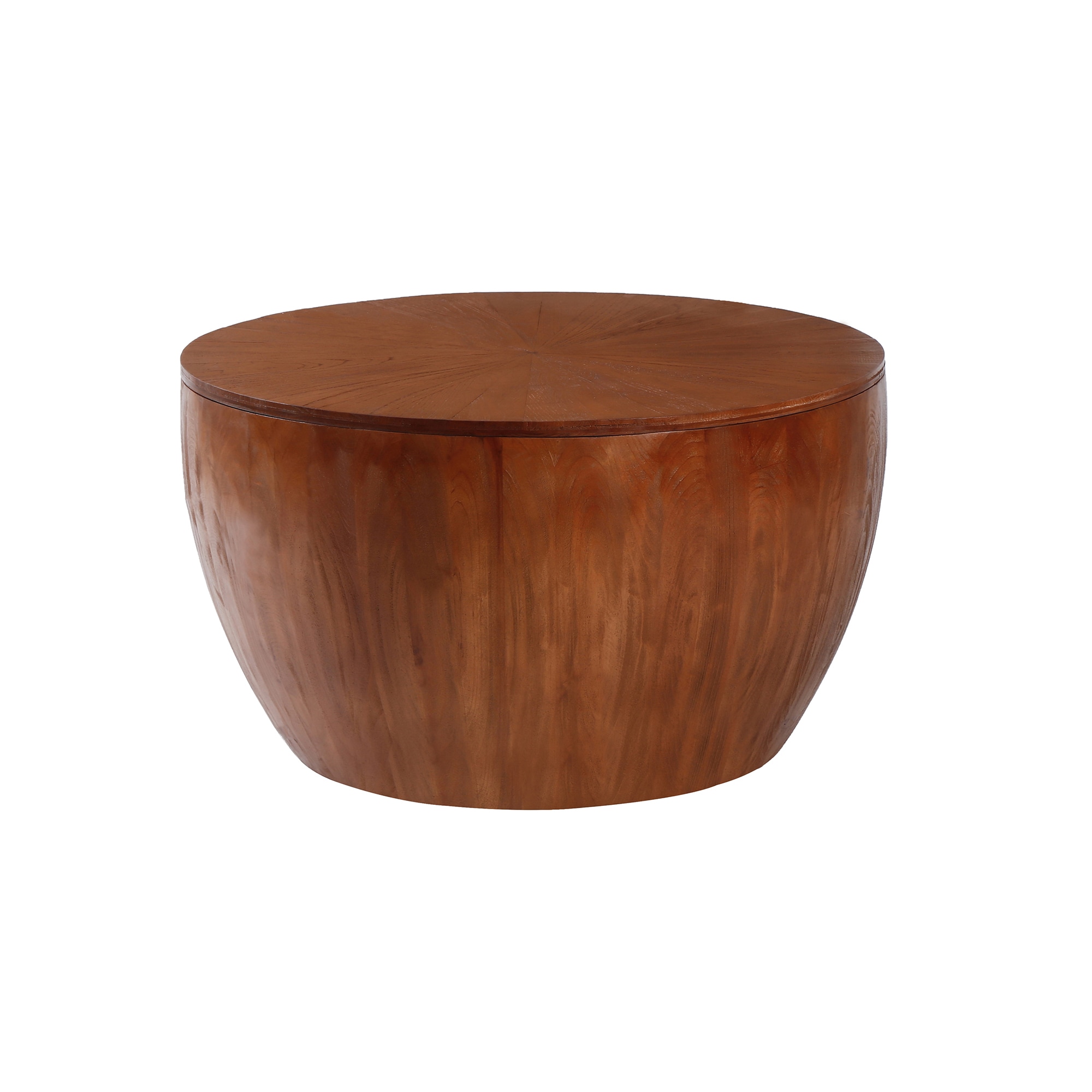 SINOFURN SYB930048WD Brown MDF Modern Coffee Table with Storage