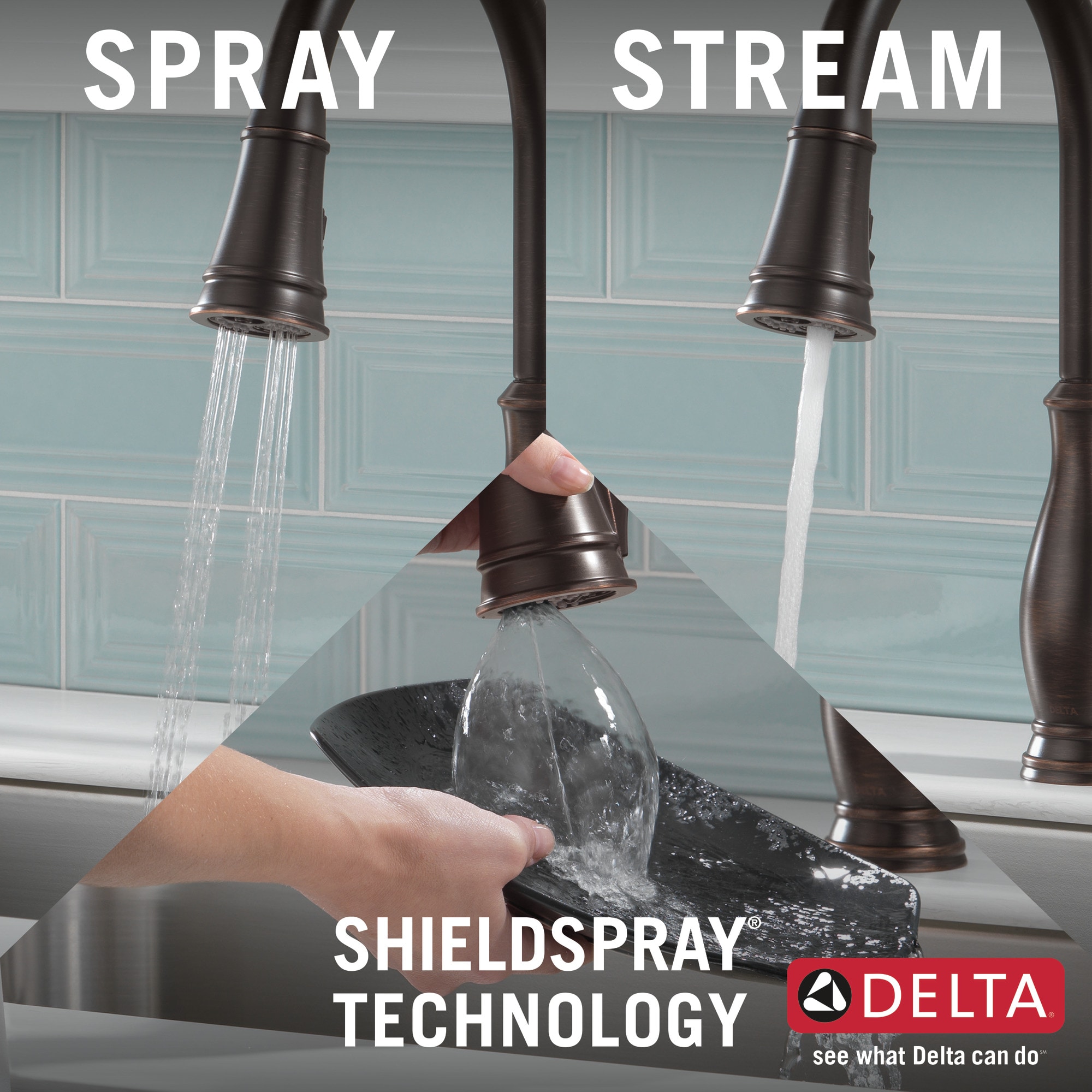 Delta 19781Z-RBSD-DST Kitchen-Faucets - View #3