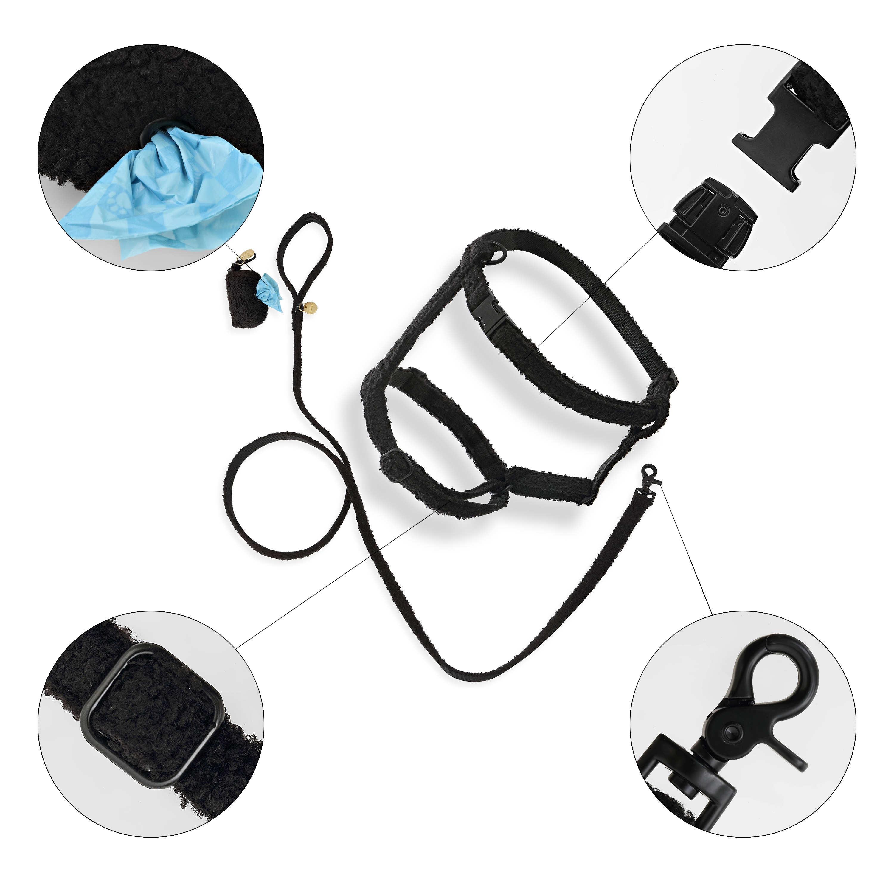 The Licker Store WLK1003C-4SET Dog-Collars-Harnesses - View #6