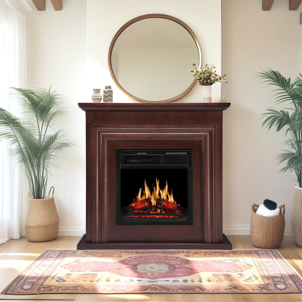 Antarctic Star LSAS-SM1804BR Electric-Fireplaces - View #2