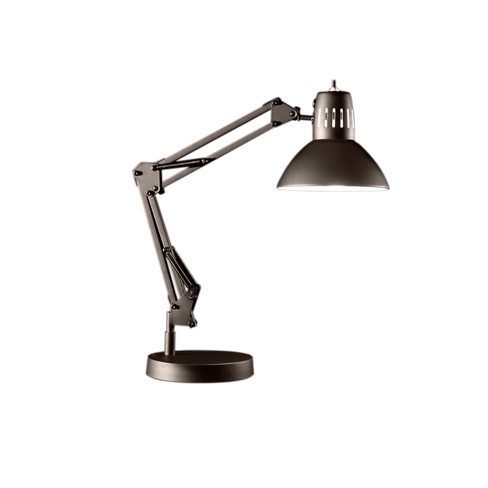 Better Homes & Gardens Adjustable Metal Desk Lamp, Black 