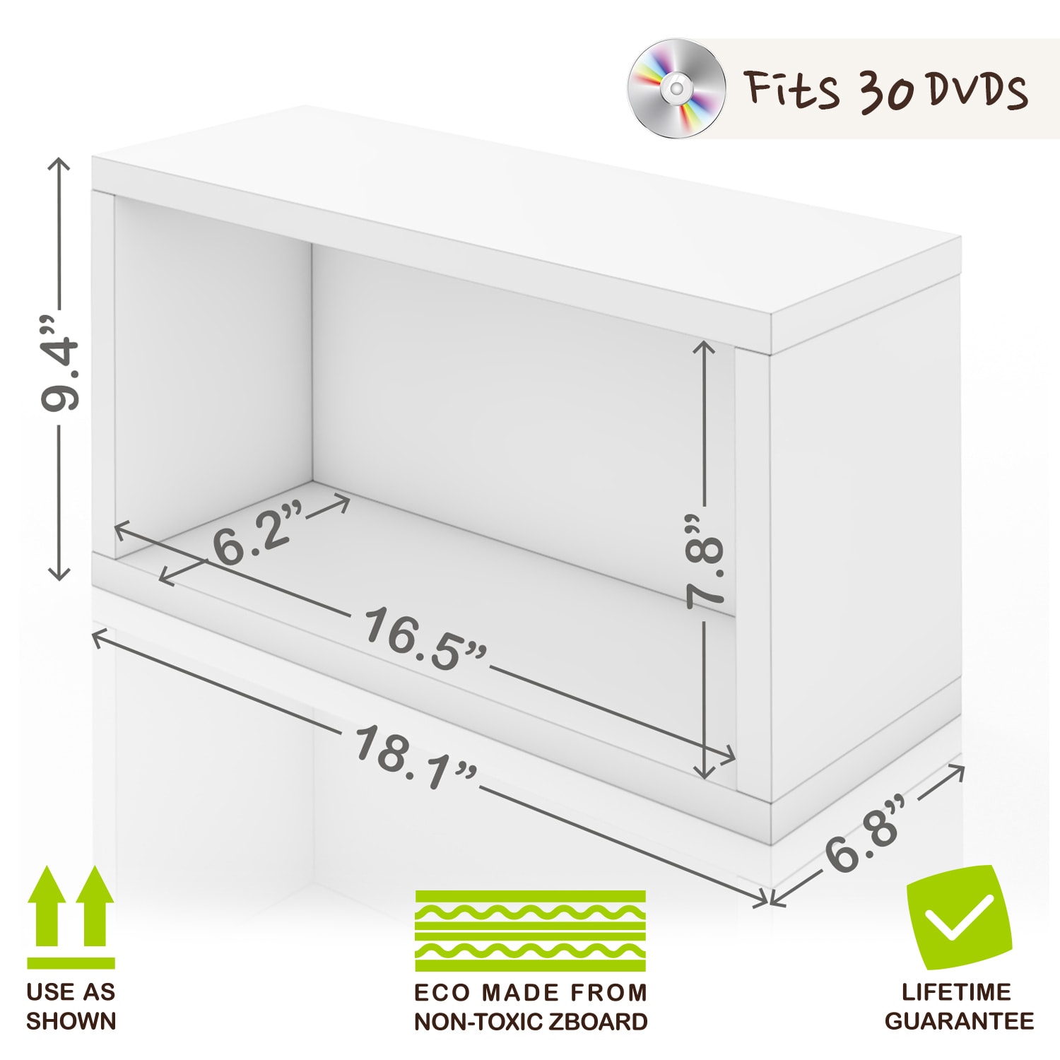 Way Basics WB-DVD-WE Gaming-Storage - View #3