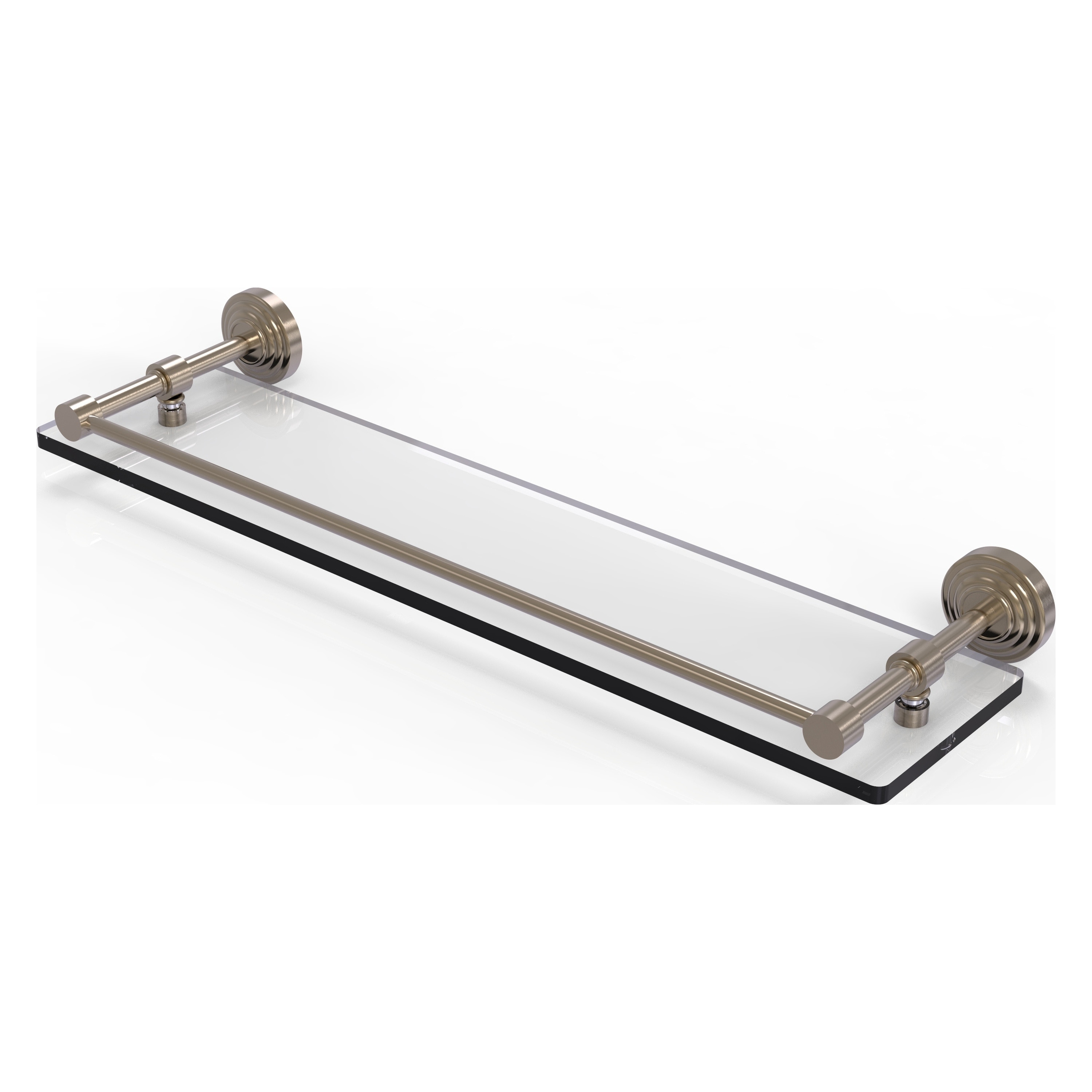 Allied Brass WP-1/22-GAL-PEW Waverly Place Antique Pewter Wall mount Bathroom Shelf ( 22-in x 3-in x 5-in )