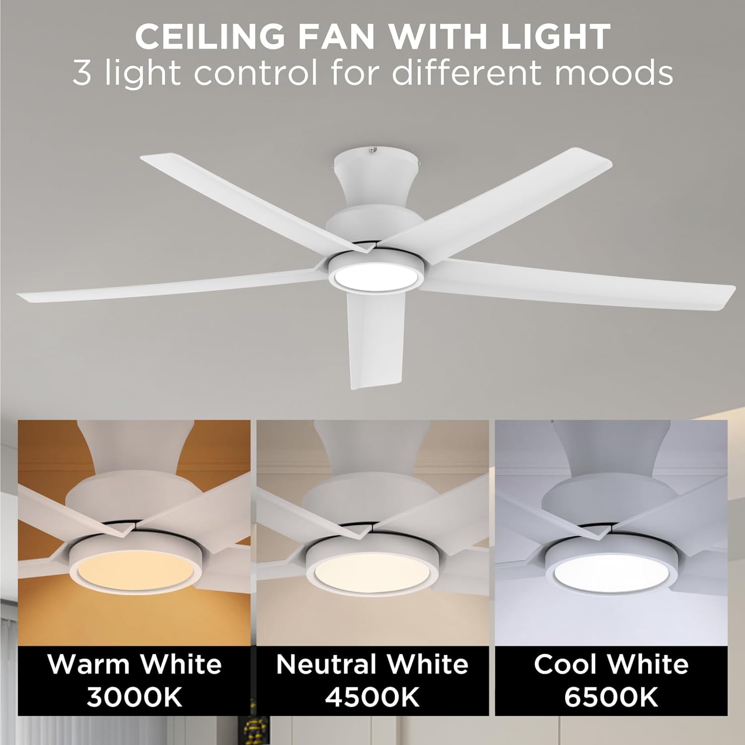 TALOYA TLY-WF-WH-X52 Ceiling-Fans - View #3