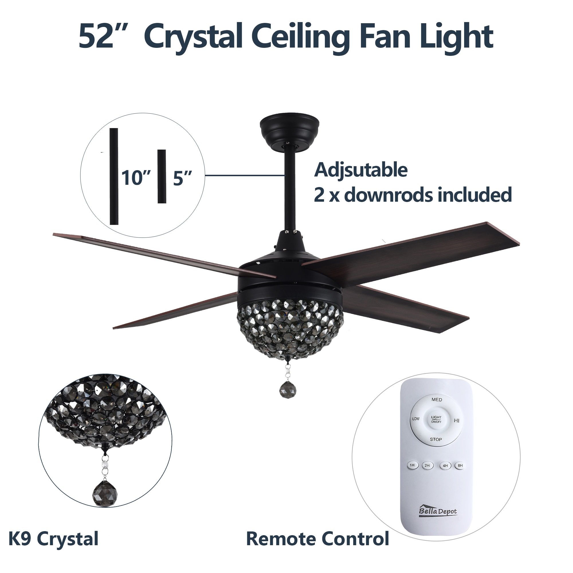 Bella Depot BD2001-B-52 Ceiling-Fans - View #10