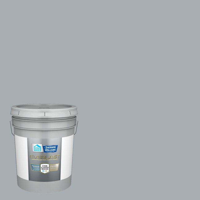 HGTV HOME by Everlast Flat Morning Fog Hgsw1445 Latex Exterior Paint + (5-Gallon) at Lowes.com