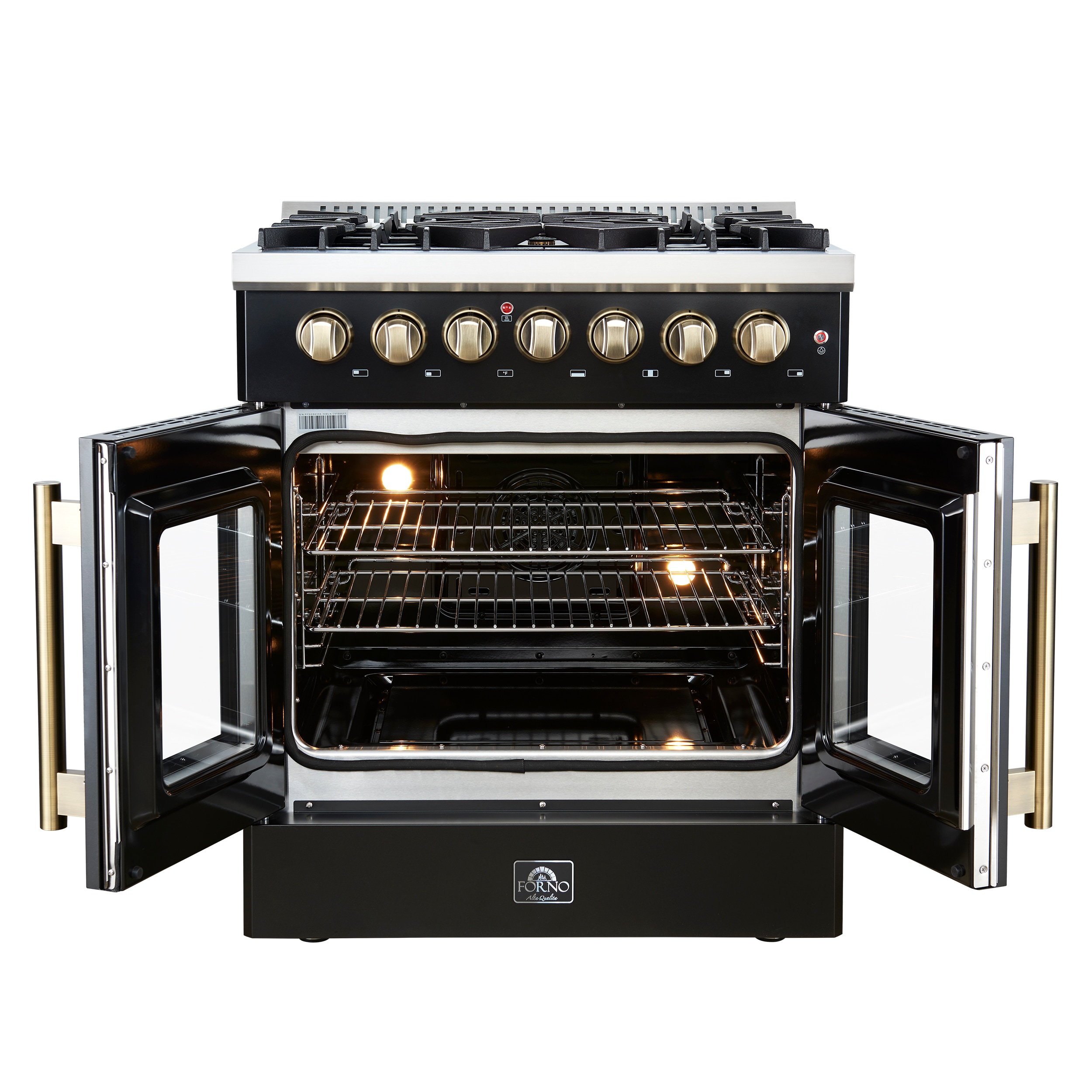 FORNO FFSGS6356-30BLK Dual-Fuel-Ranges - View #4