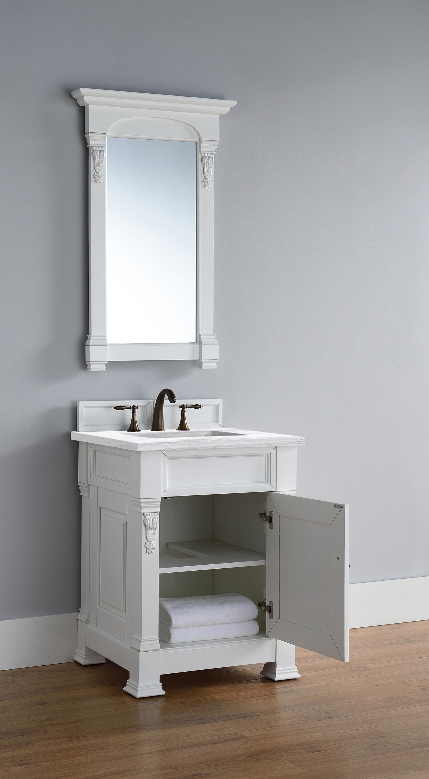 James Martin Vanities 147-V26-BW-3AF Bath-Vanity-Combo - View #4