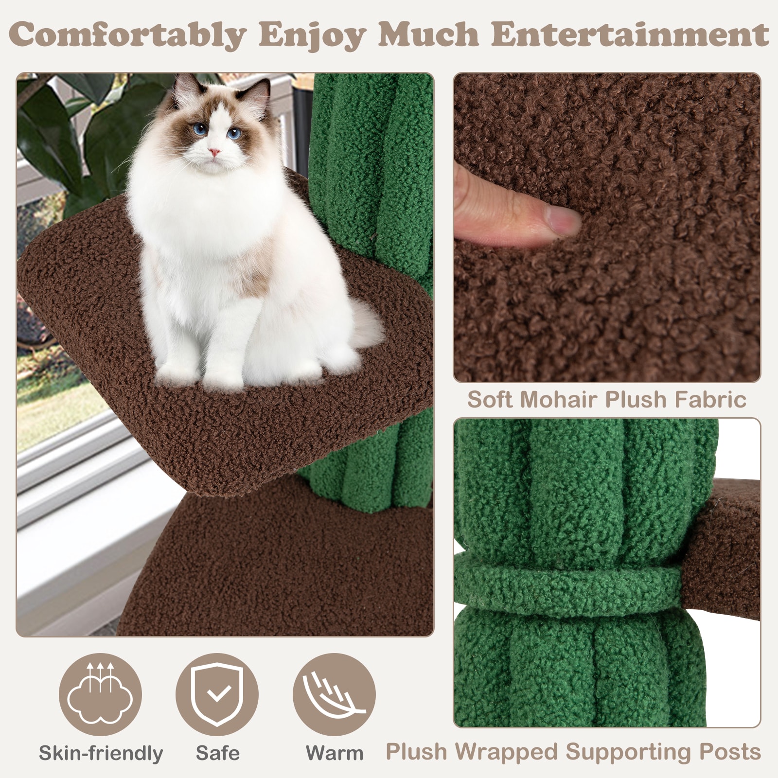 EOVIAMNE CWPE10083GN Cat-Trees - View #5