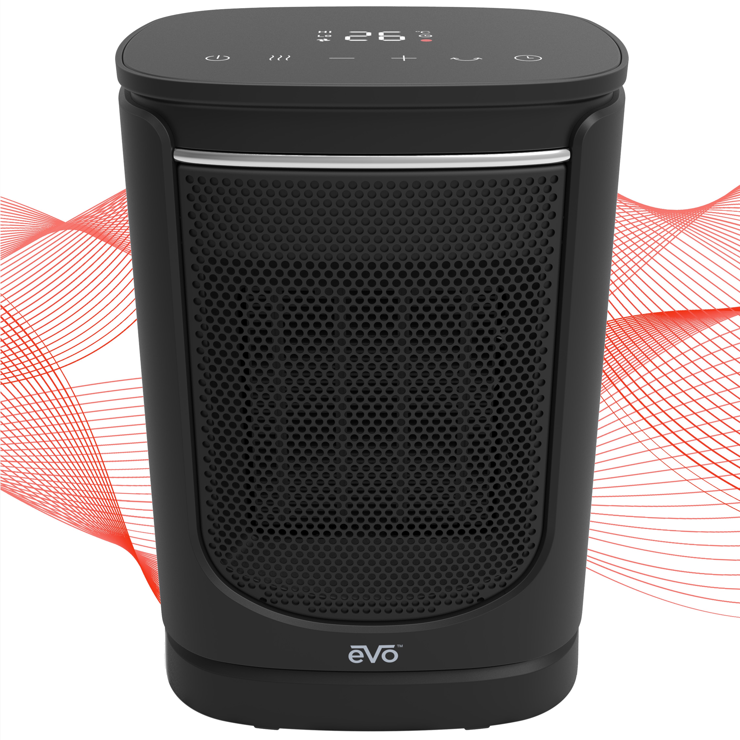 EVO CDH500 Up to 1500-Watt Ceramic Utility Indoor Electric Space Heater with Thermostat