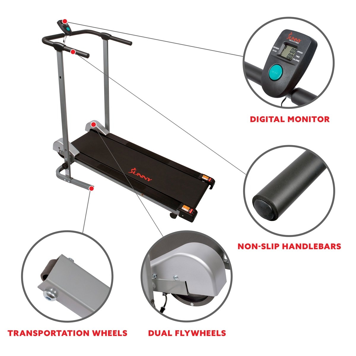 Sunny health and fitness best sale treadmill troubleshooting