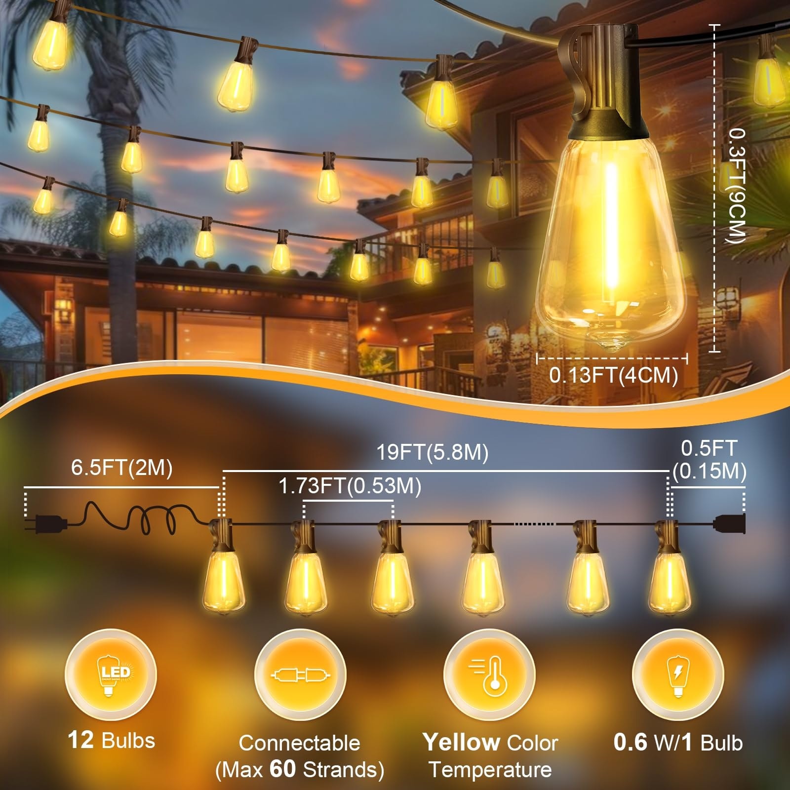 Misopily LMS0428T23 Patio-String-Lights - View #3