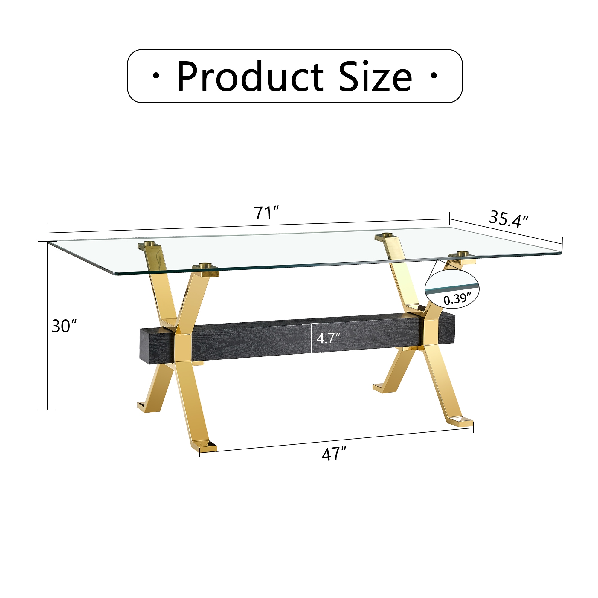 Homy Casa RA00093 Dining-Tables - View #2