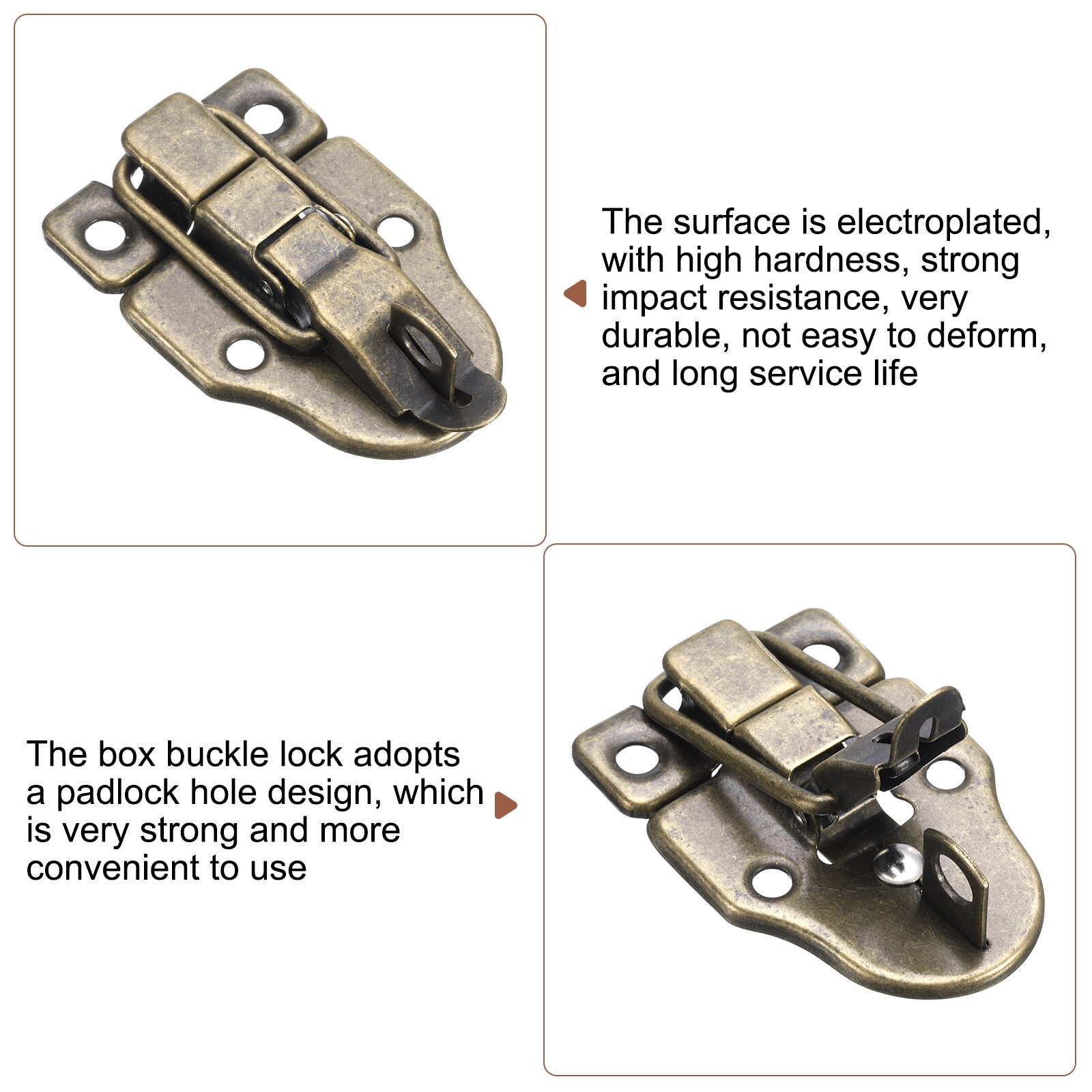 Unique Bargains S25093001UX7178 Cabinet-Latches - Thumbnail View #5