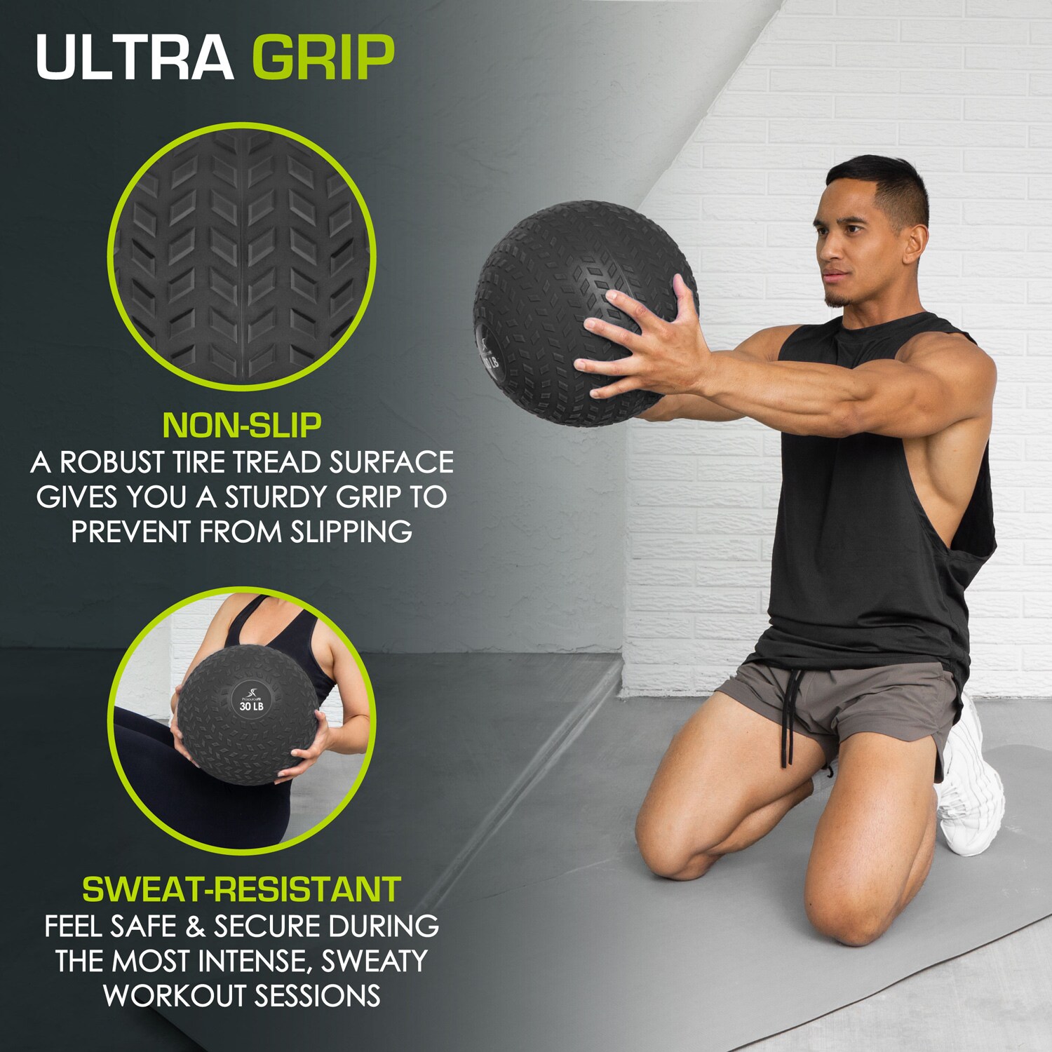 ProsourceFit PS-2221-TSB-30 Medicine-Balls - View #3