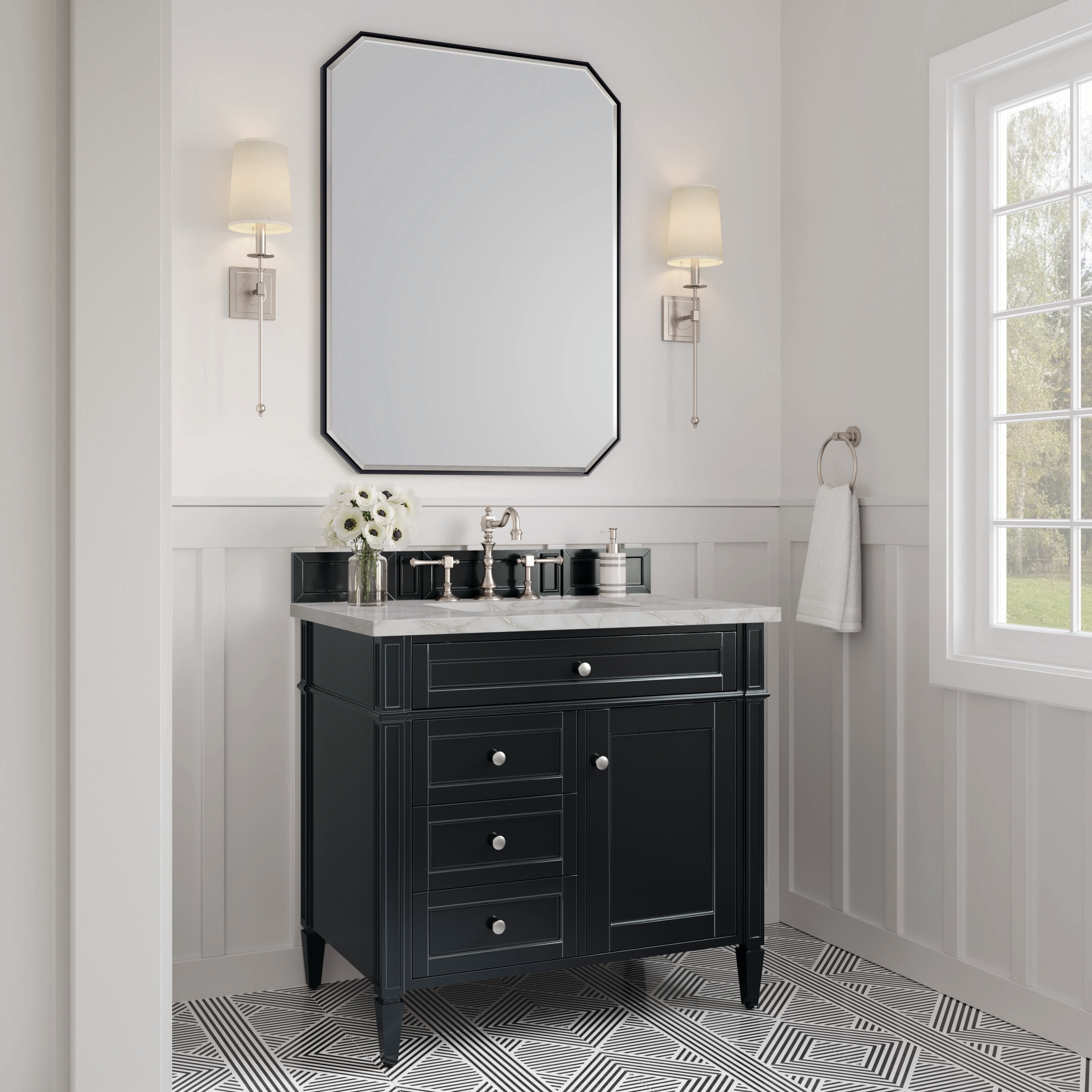 James Martin Vanities 650-V36-BKO-3VSL Bath-Vanity-Combo - View #3