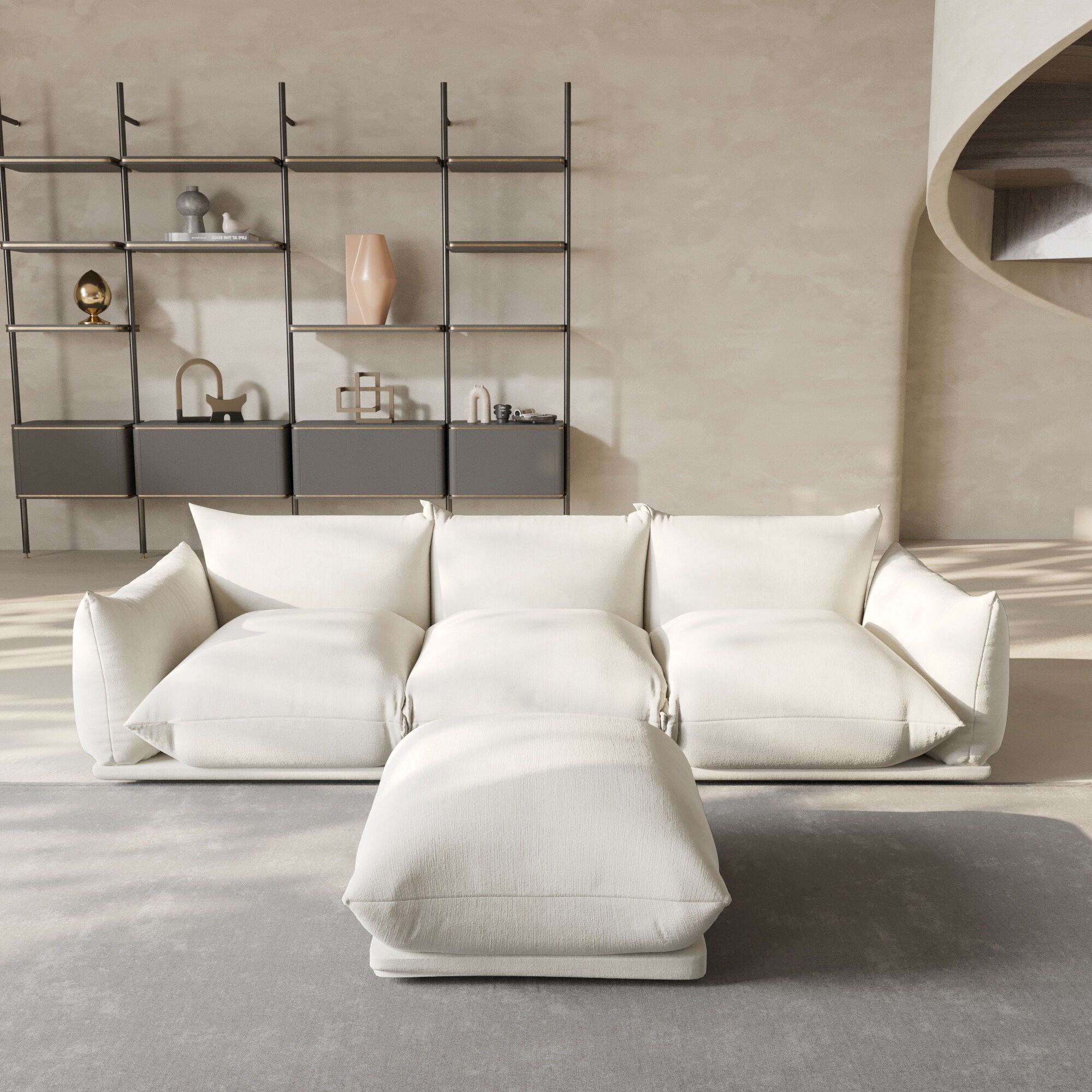 BuotiqHom DH-A-119BE-S3+1 Sofas-Loveseats - View #2