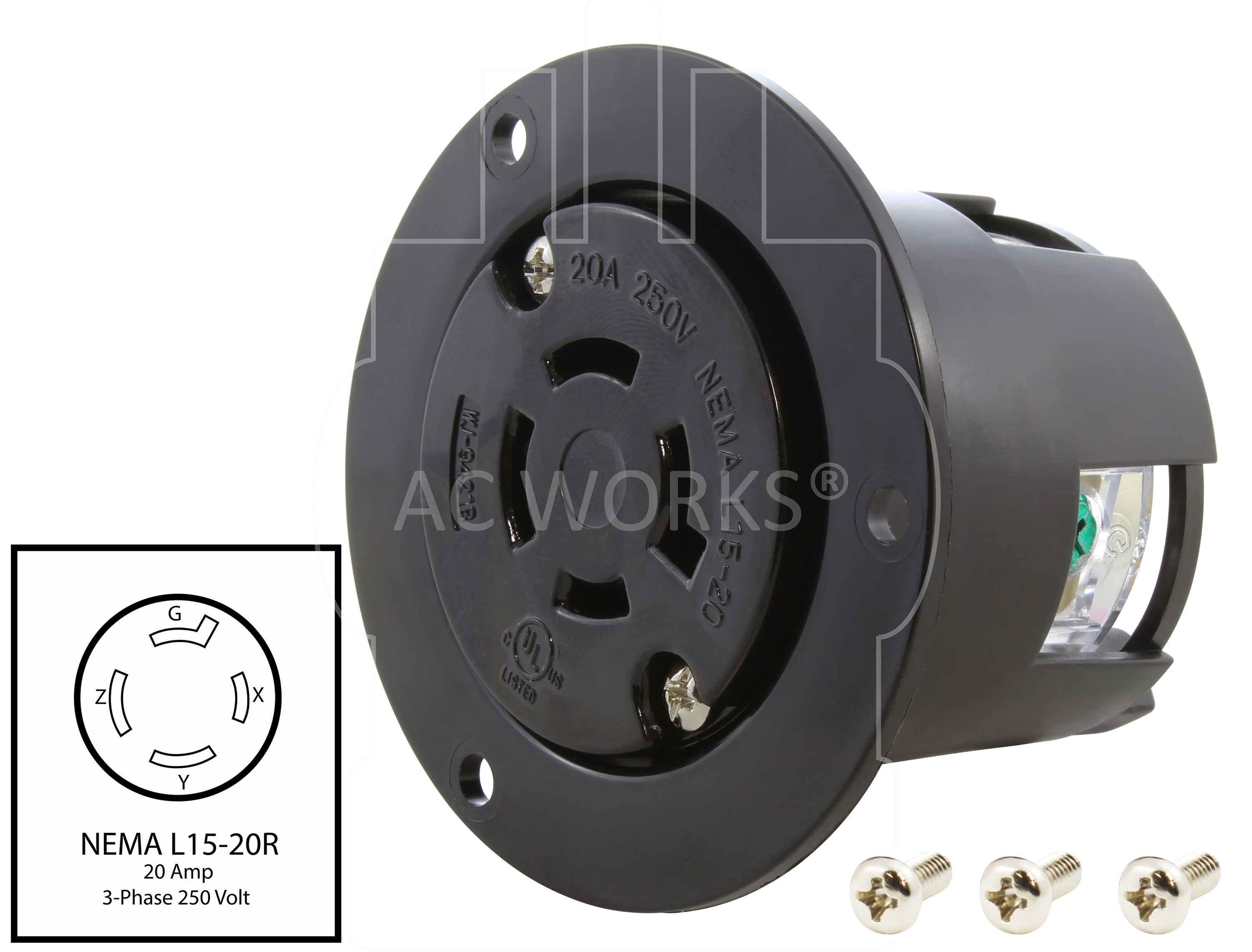 AC WORKS ASOUL1520R receptacles - View #2