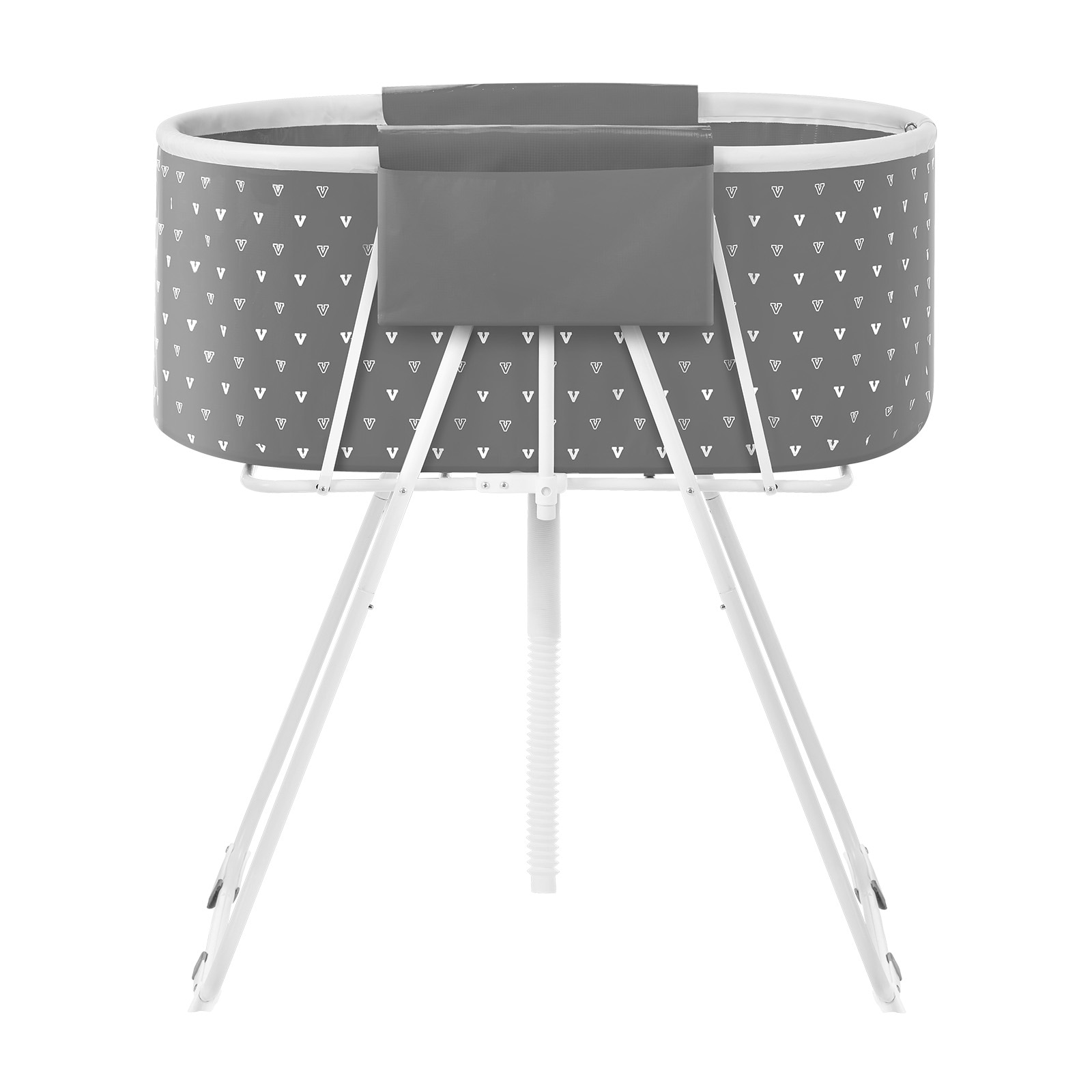 Tinyhomie Foldable Dog Bathtub Elevated Grey Shower Station for Small and Medium Dogs and Cats